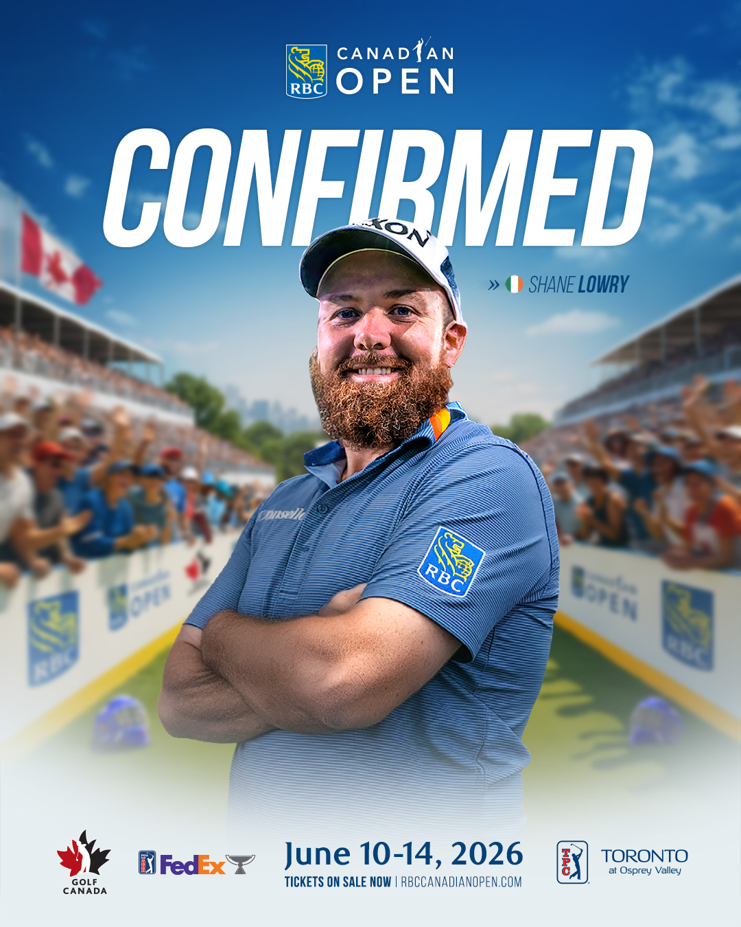 RBC - Fan favourite. Big personality. Major champion. Shane Lowry is ...