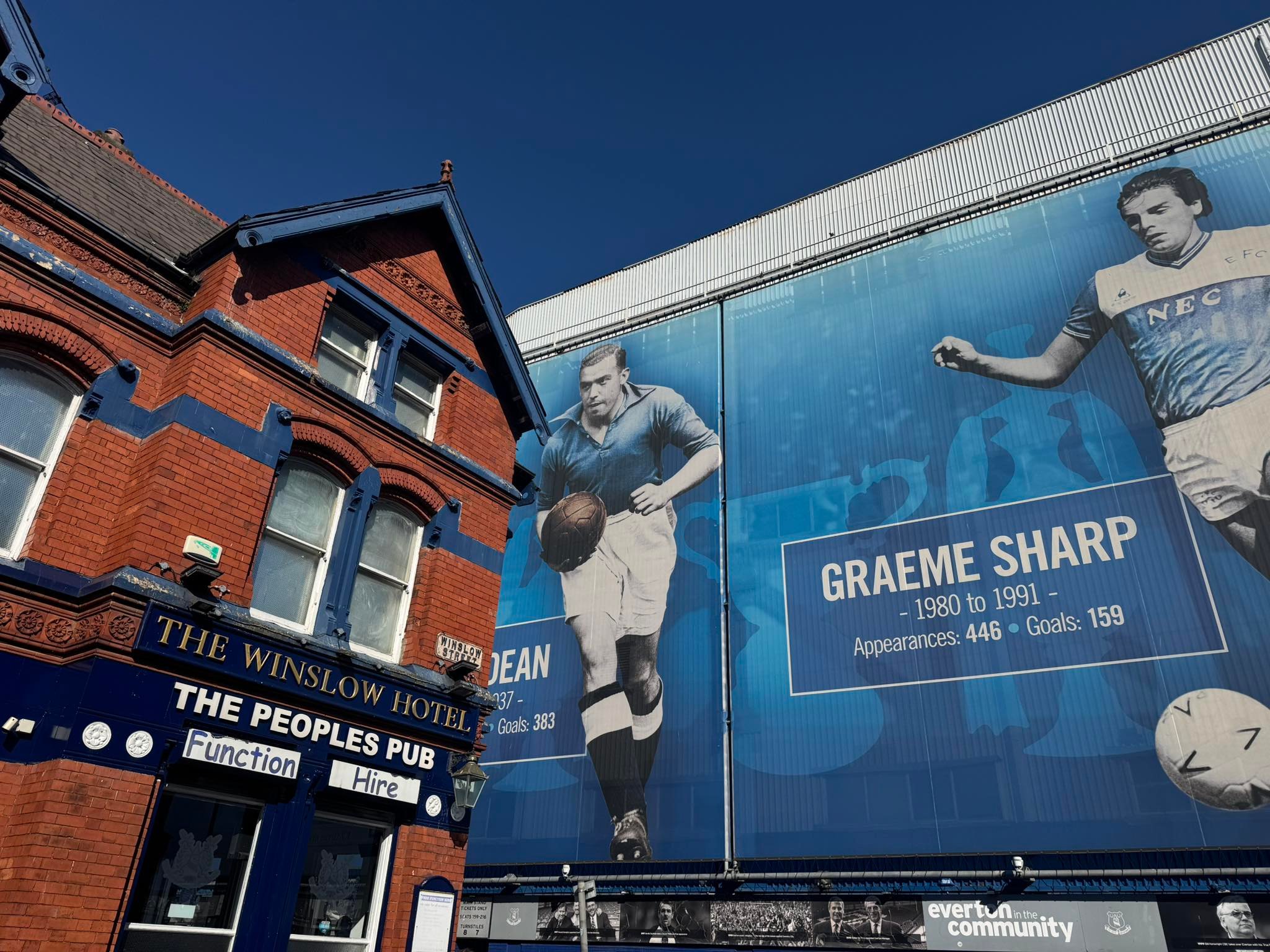 That's me done here at grand old Goodison Park with a wealth of