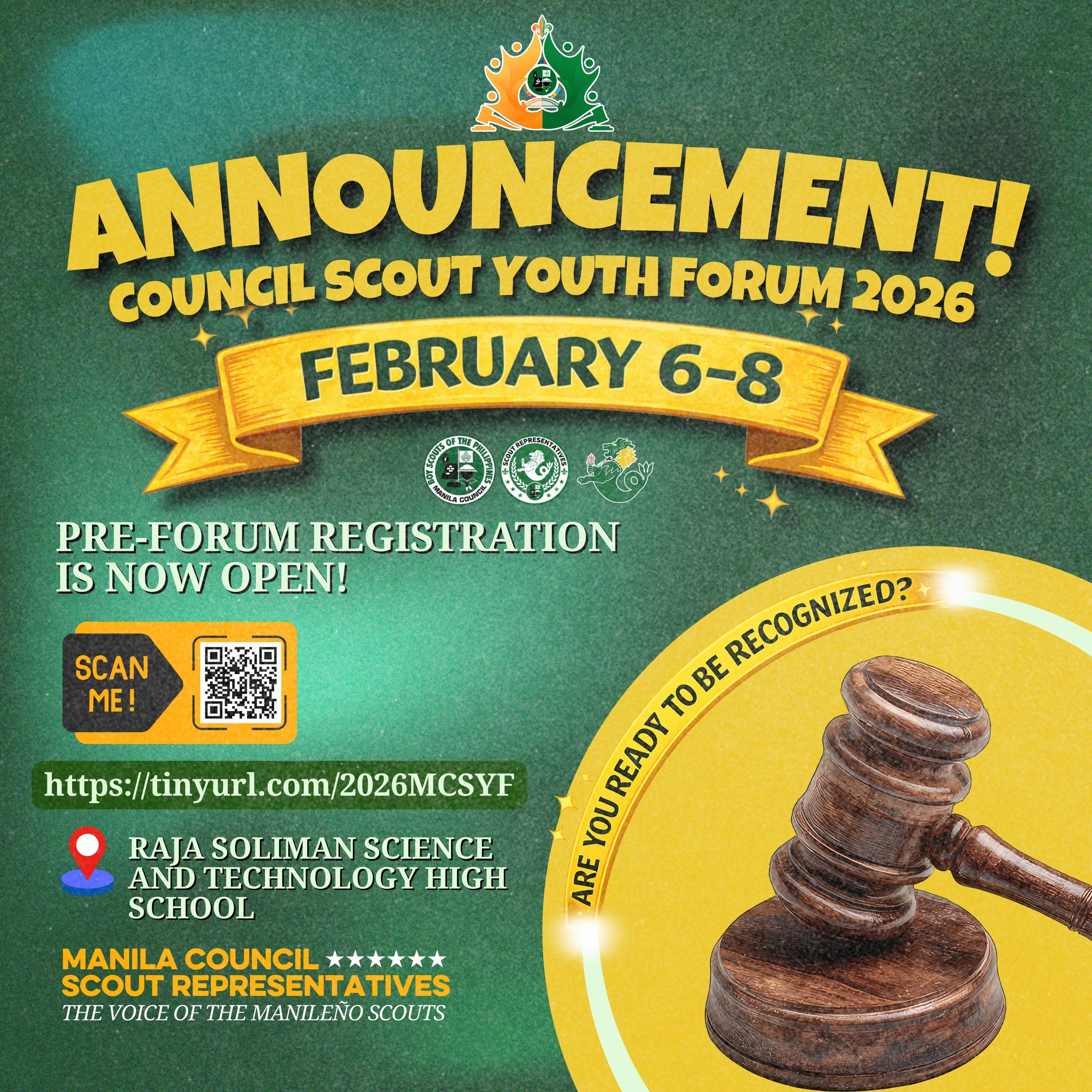 𝘼𝙩𝙩𝙚𝙣𝙩𝙞𝙤𝙣, 𝙎𝙚𝙣𝙞𝙤𝙧... - Manila Council Scout Representatives | Facebook