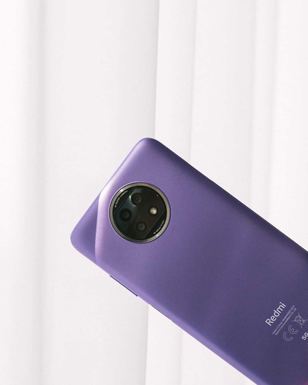 The Redmi Note 9T Daybreak purple bkw available. @xiaomi.ghana