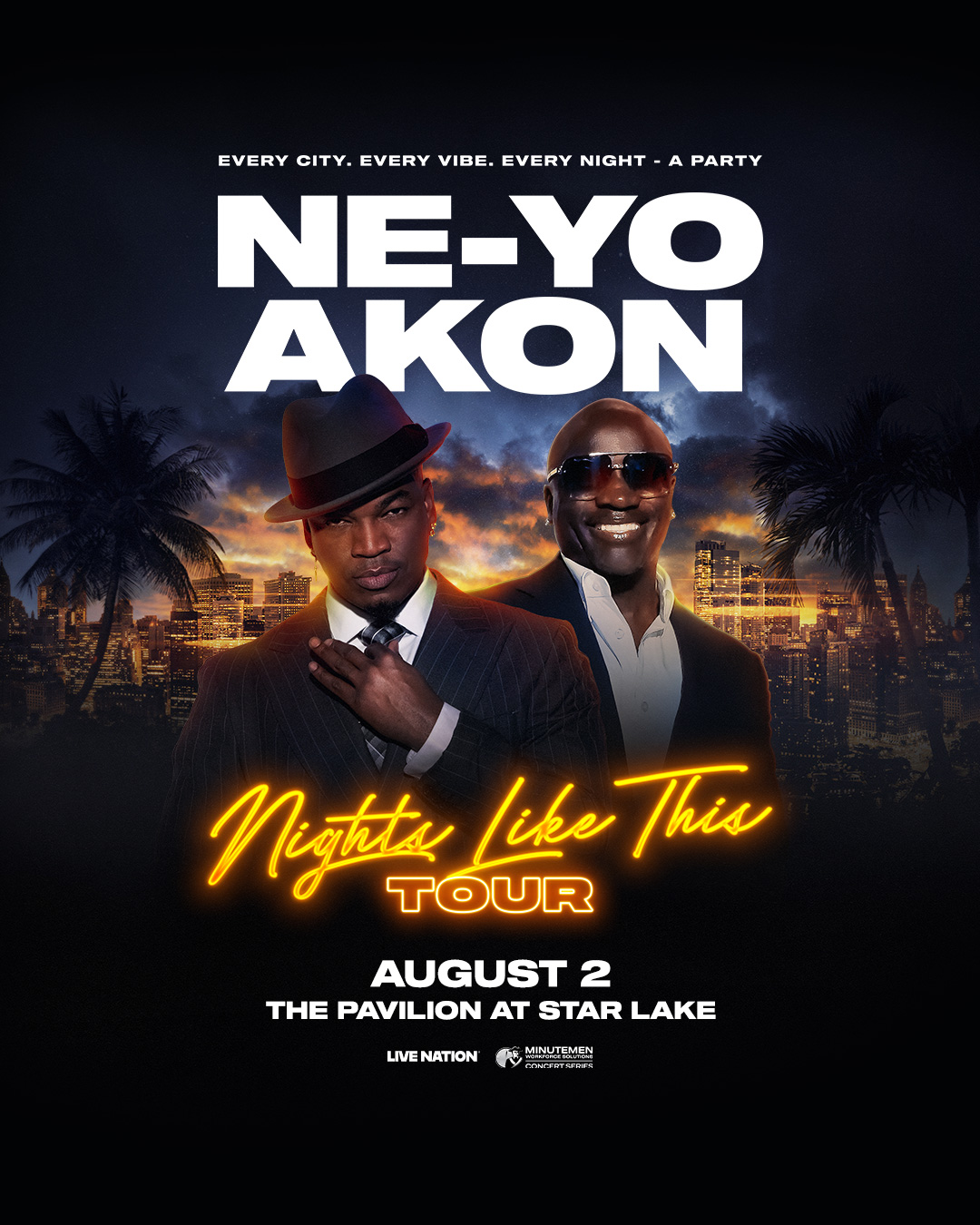 JUST ANNOUNCED! NE-YO and AKON are bringing the party to Pine Knob