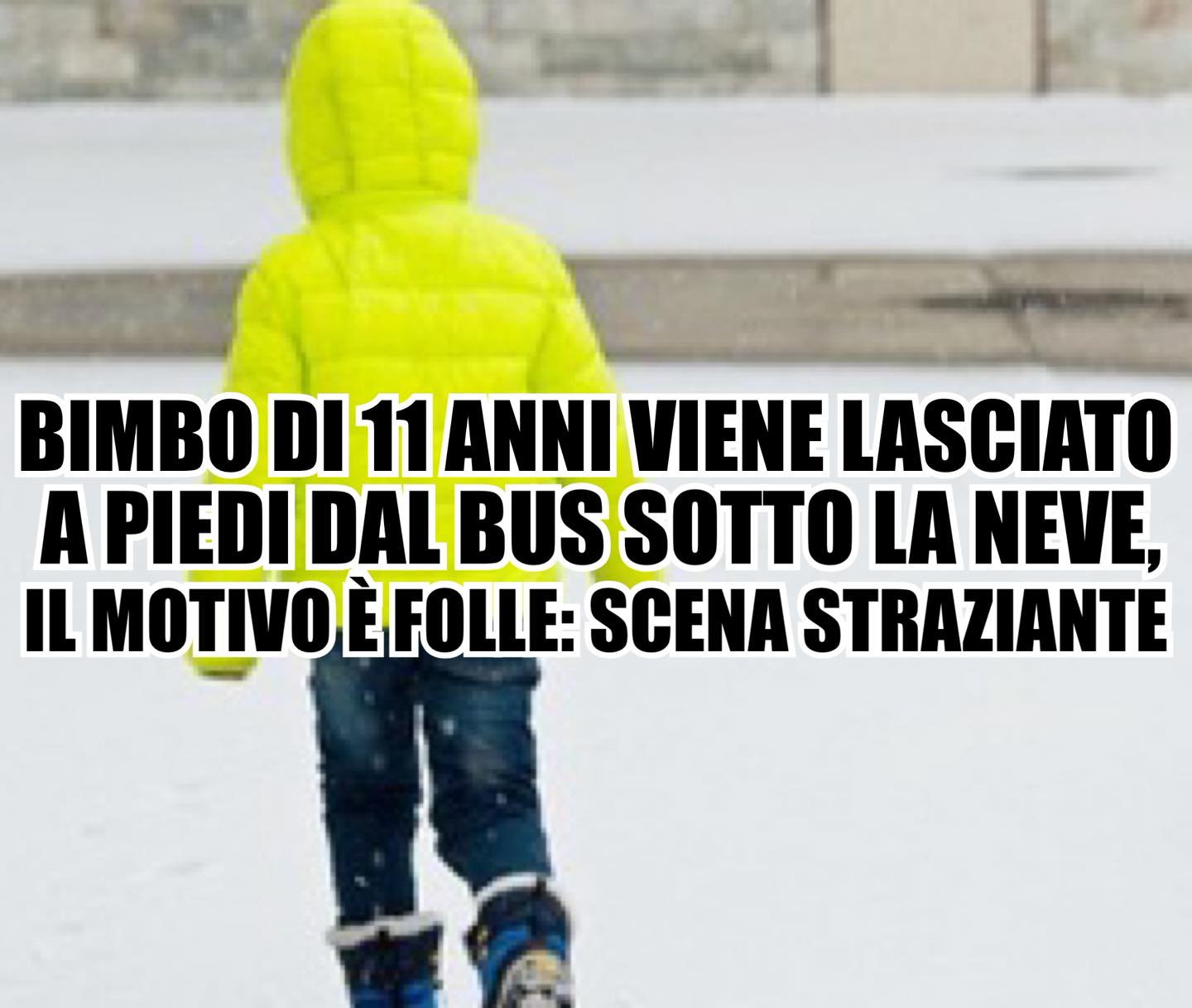 The Social - Bimbo di 11 anni viene lasciato a piedi dal bus, il motivo ...