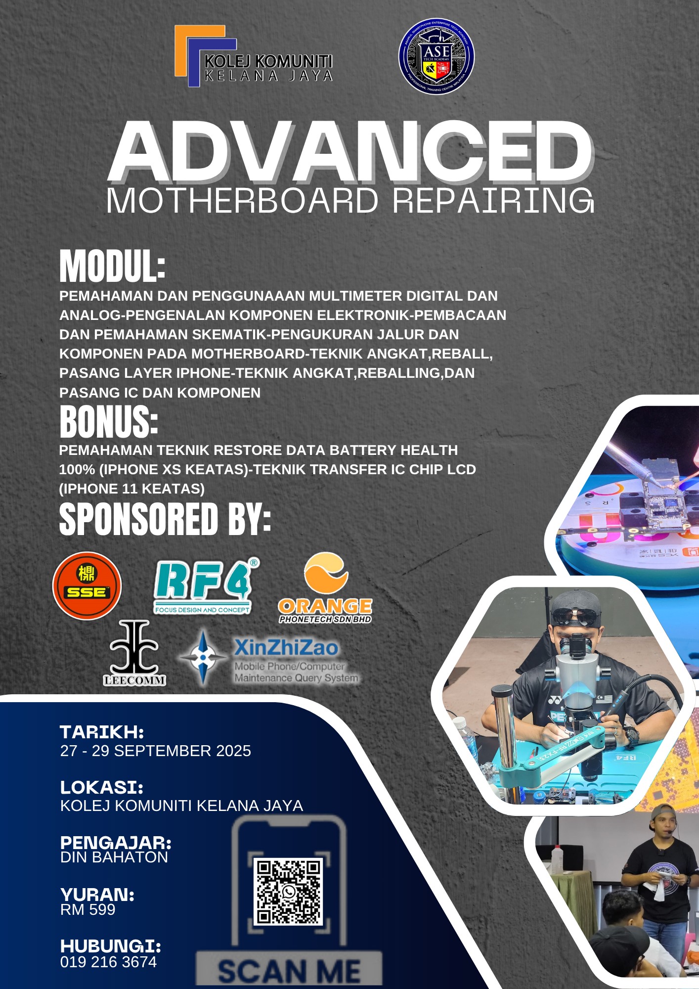 ASE - 🔥 ADVANCED MOTHERBOARD REPAIRING–KURSUS MEMBAIK PULIH MOTHERBOARD ...