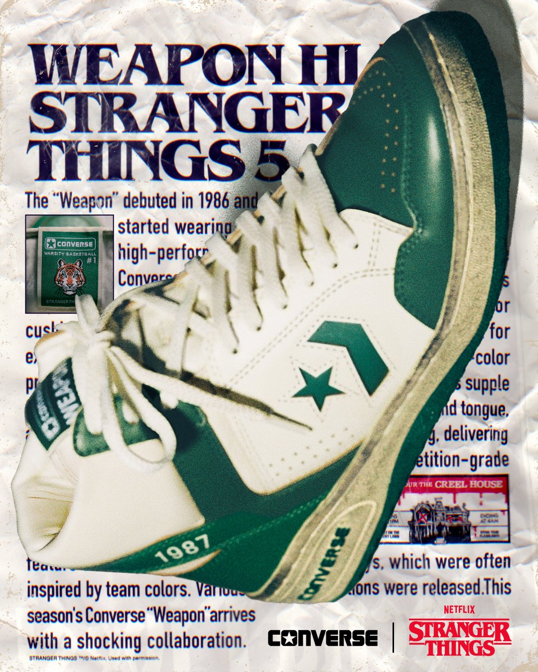Stranger Things x Converse Weapon 🐅