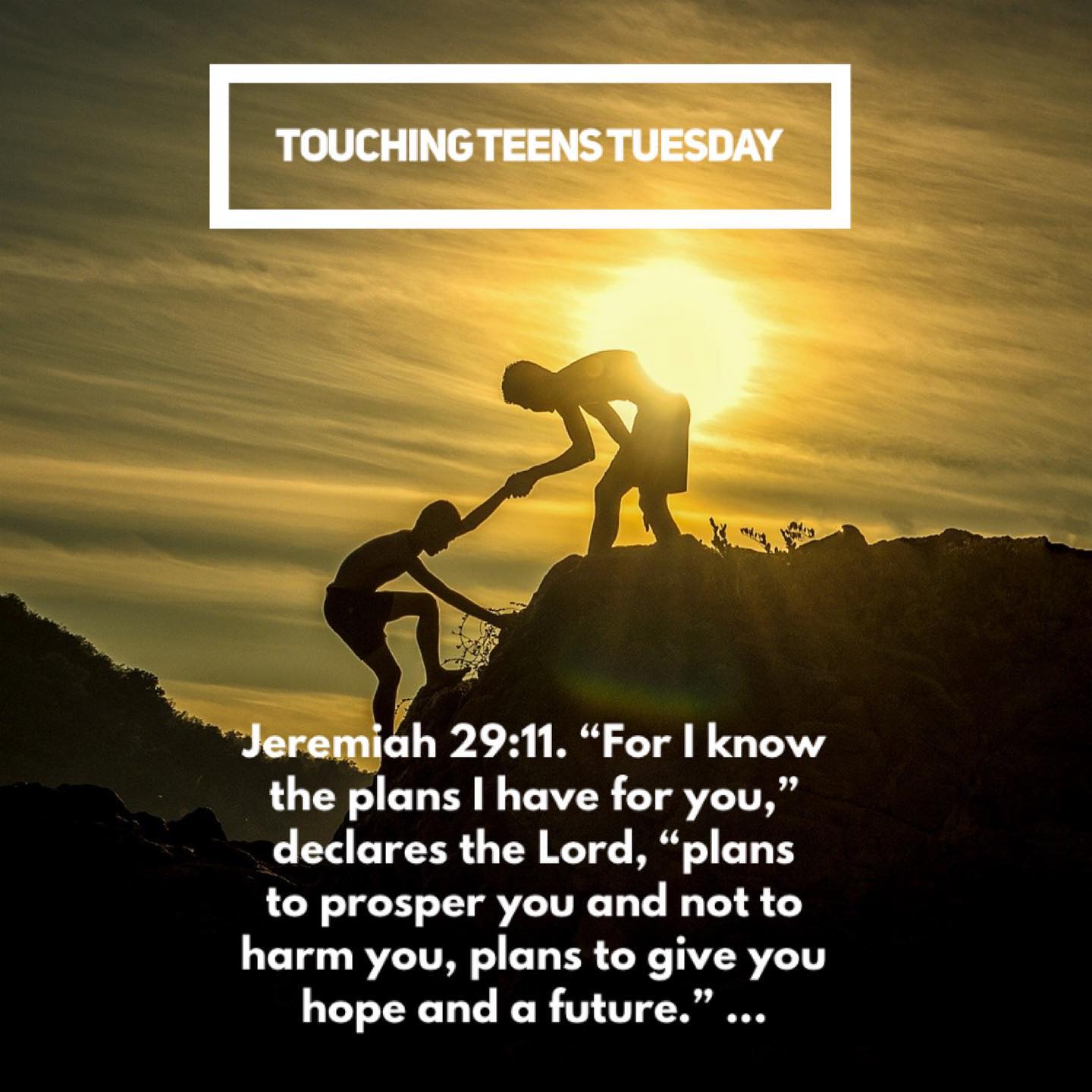 Pastor - #TouchingTeensTueday Just because you’re young does not mean ...