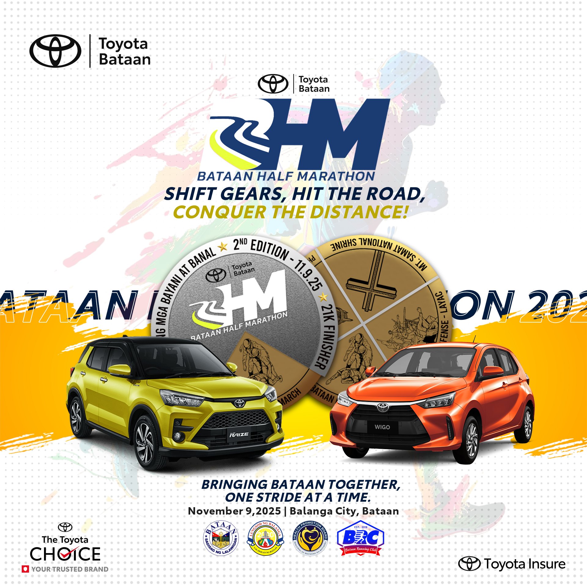Toyota - Driven to Run. Built to Win. Toyota Bataan Half Marathon 2025 ...