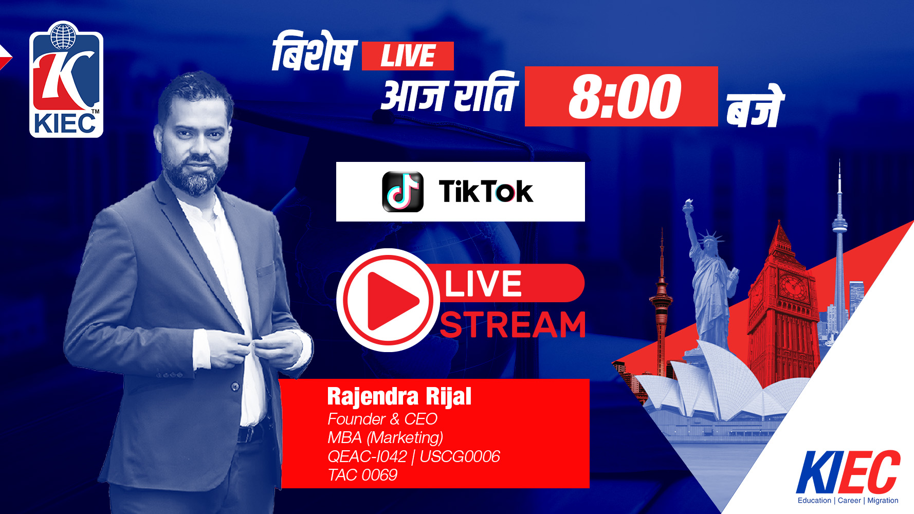 Study Abroad Info & Query | 🎥 We’re Going LIVE on TikTok Today | Facebook