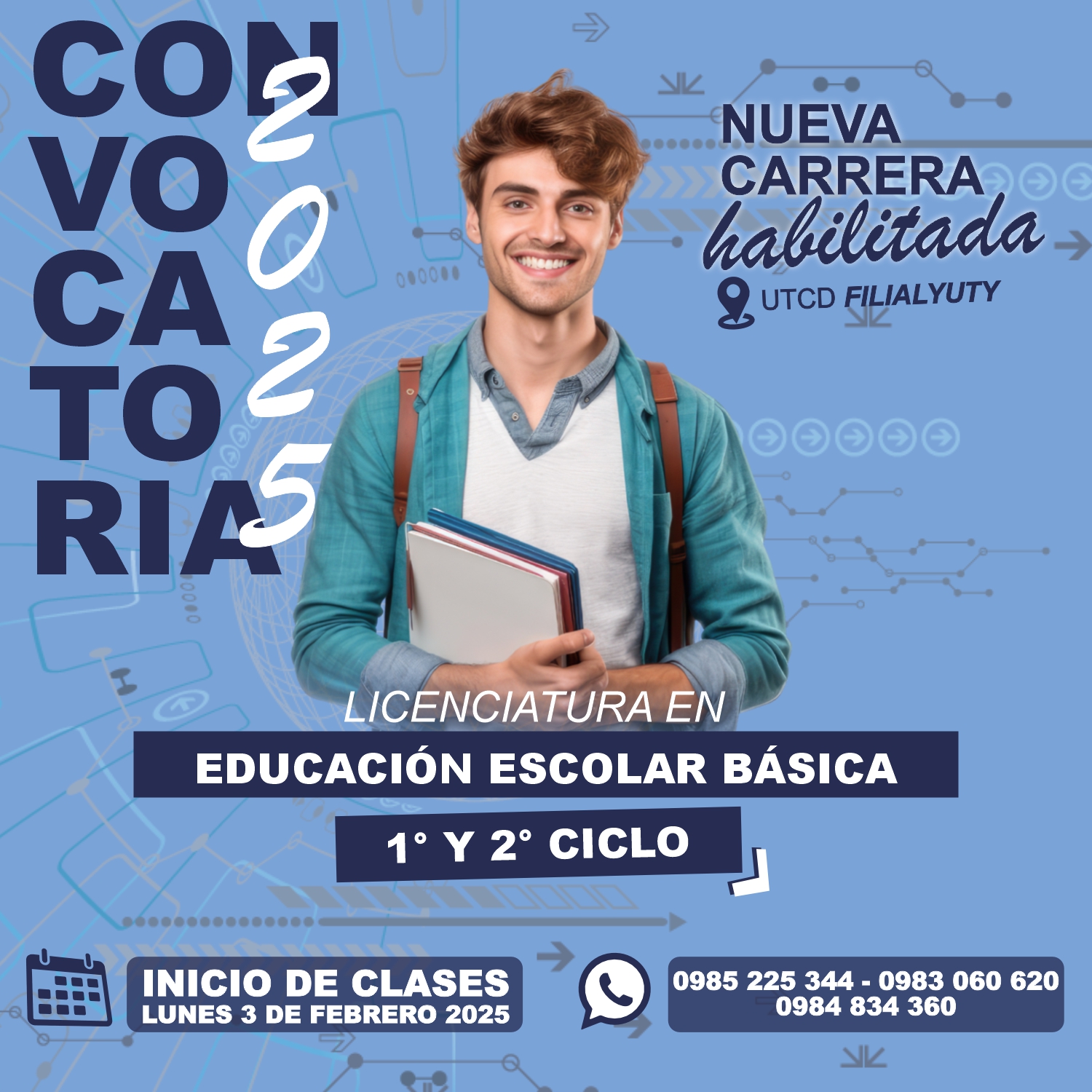 🎓 ¡Estudia en la UTCD Filial Yuty! 🔔... - UTCD Filial Yuty | Facebook