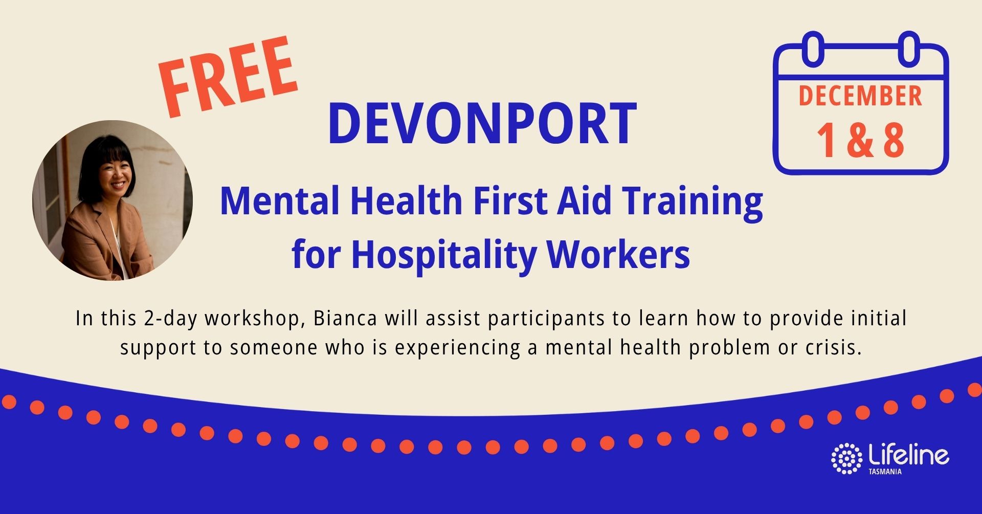 Devonport - FREE Mental Health First Aid Training