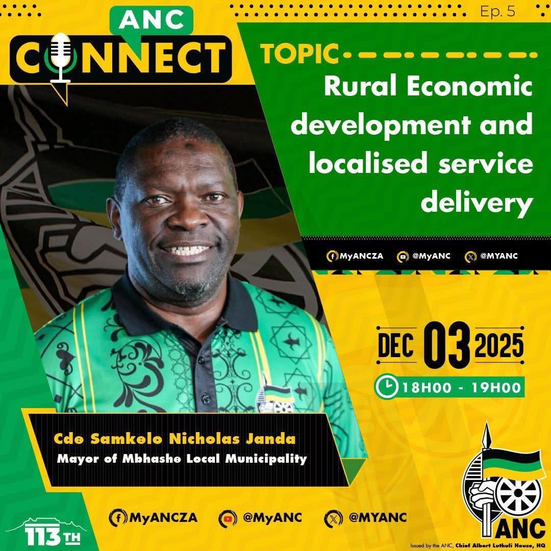 ANC - Catch Cde Samkelo Nicholas Janda, Mayor of Mbashe Local ...