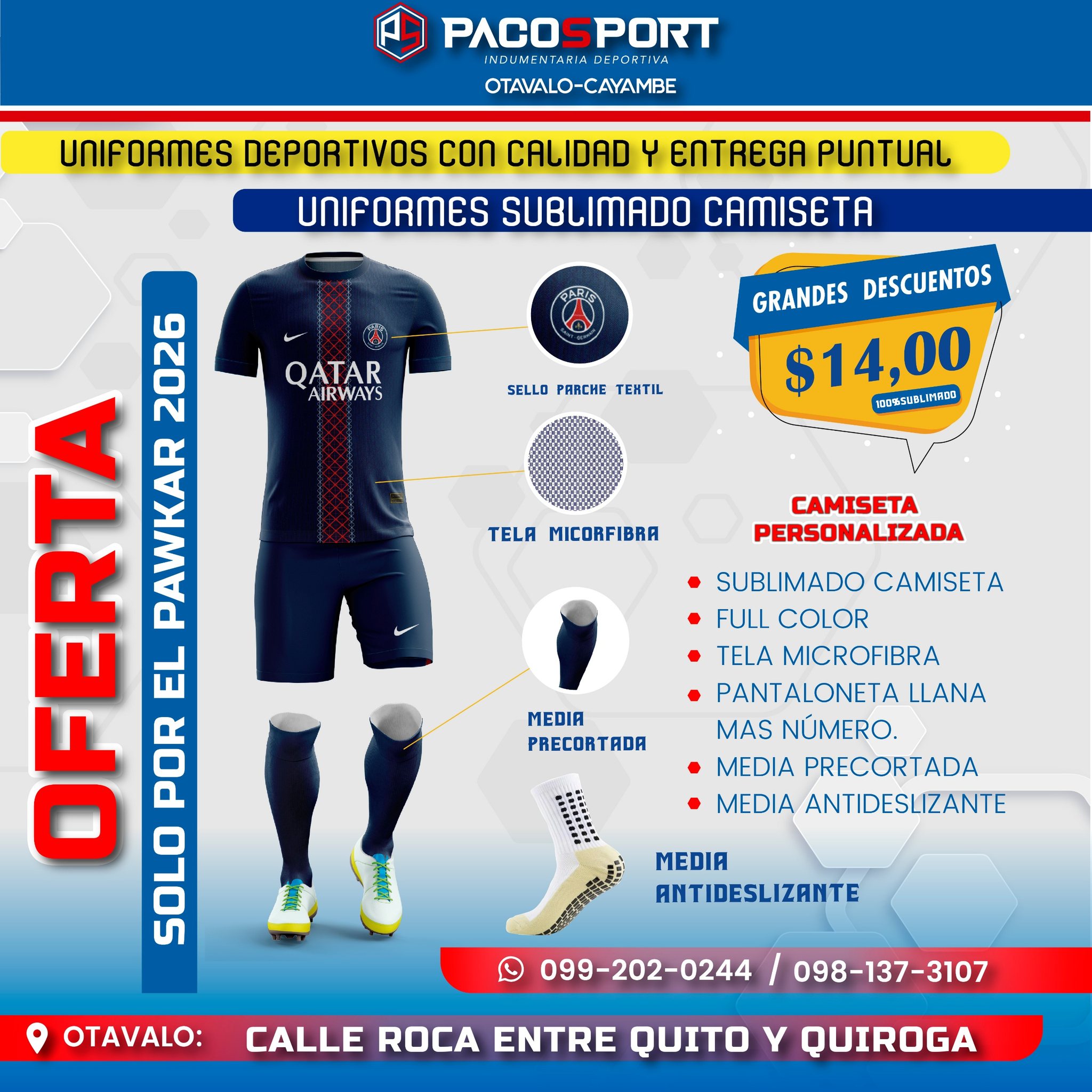 Pacos Sport - VISITANOS EN #PACOSSPORT ESTAMOS UBICADOS... | Facebook
