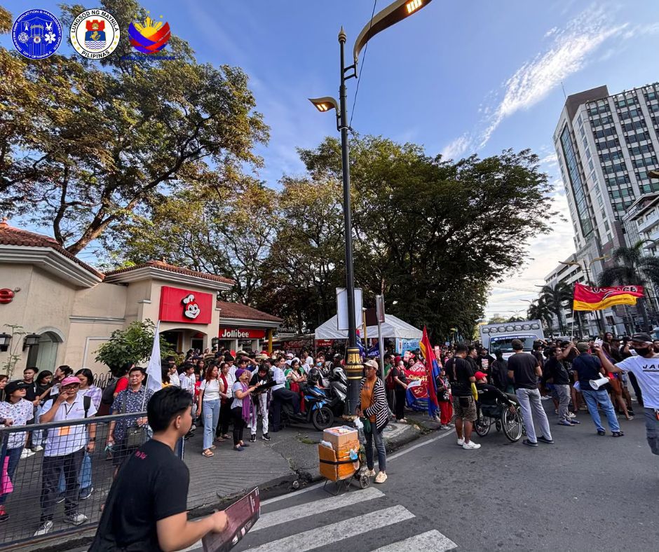Philstar.com - Groups of protesters, according to Manila DRRM Office ...
