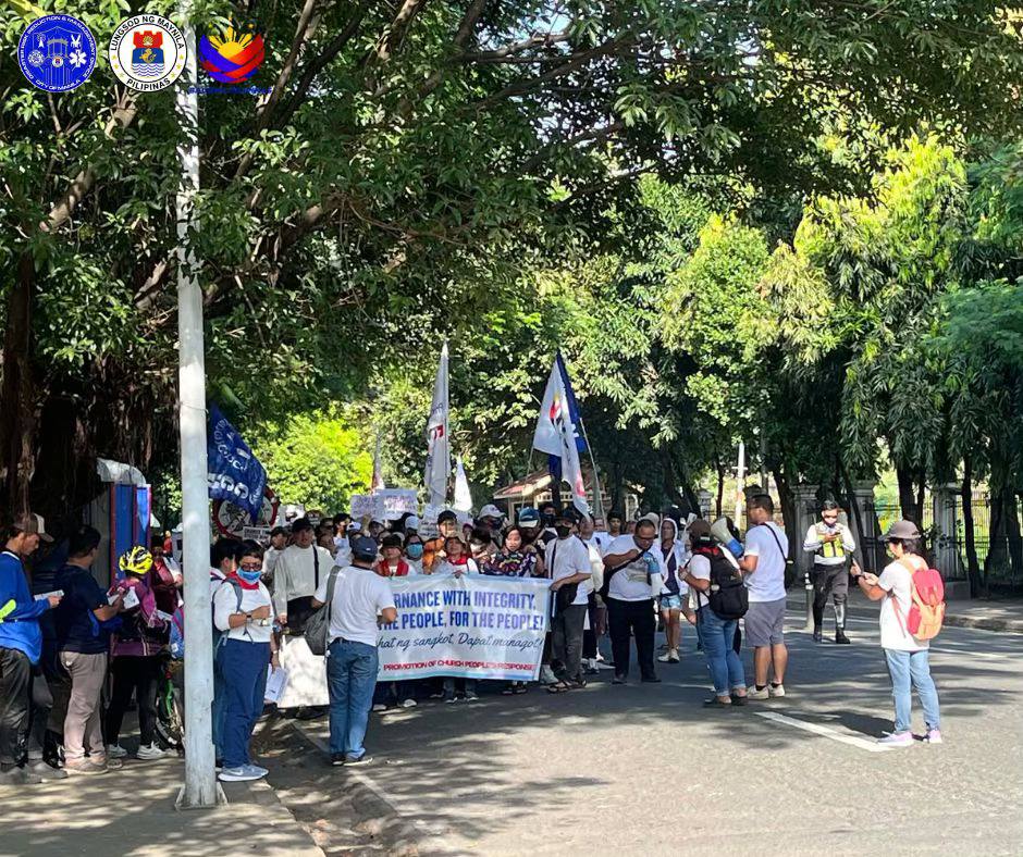 Philstar.com - Groups of protesters, according to Manila DRRM Office ...