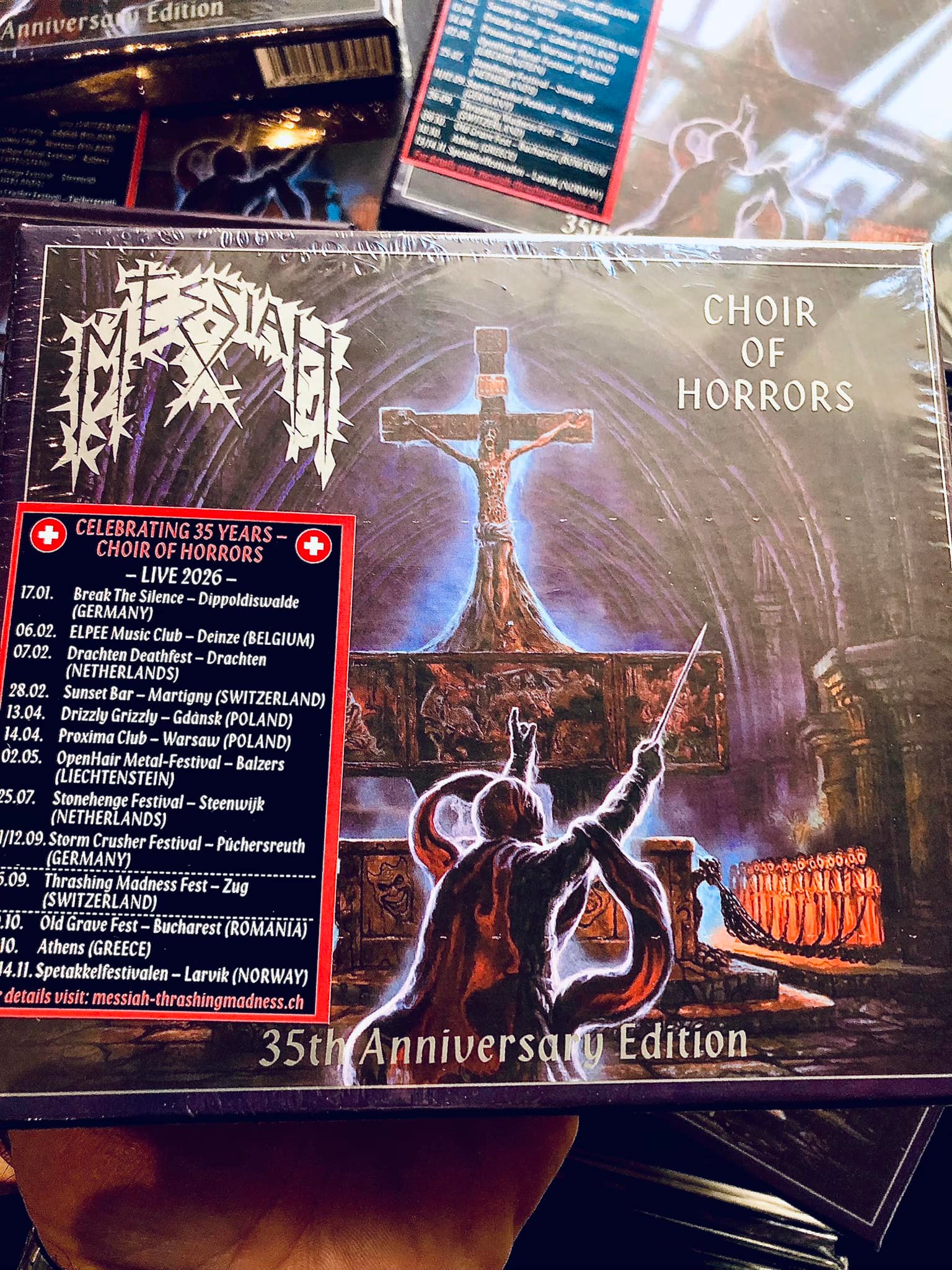 MESSIAH - Choir Of Horrors 2 CD BOX. Specjalne wydanie płyty na 35 