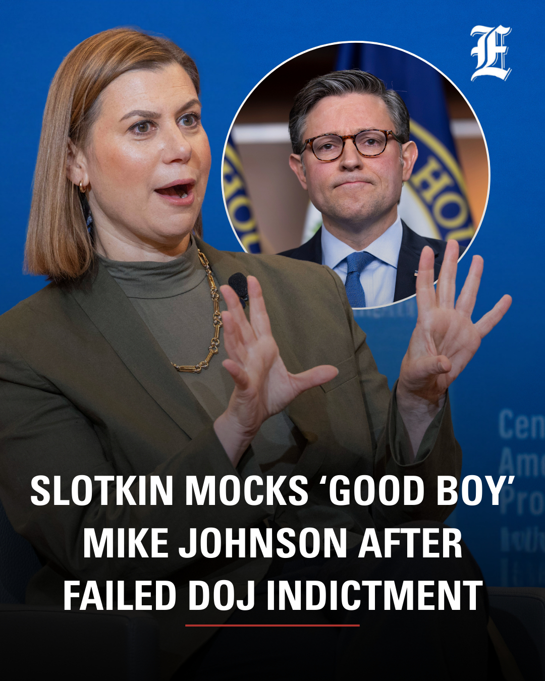 Washington - Sen. Elissa Slotkin (D-MI) mocked House Speaker Mike ...