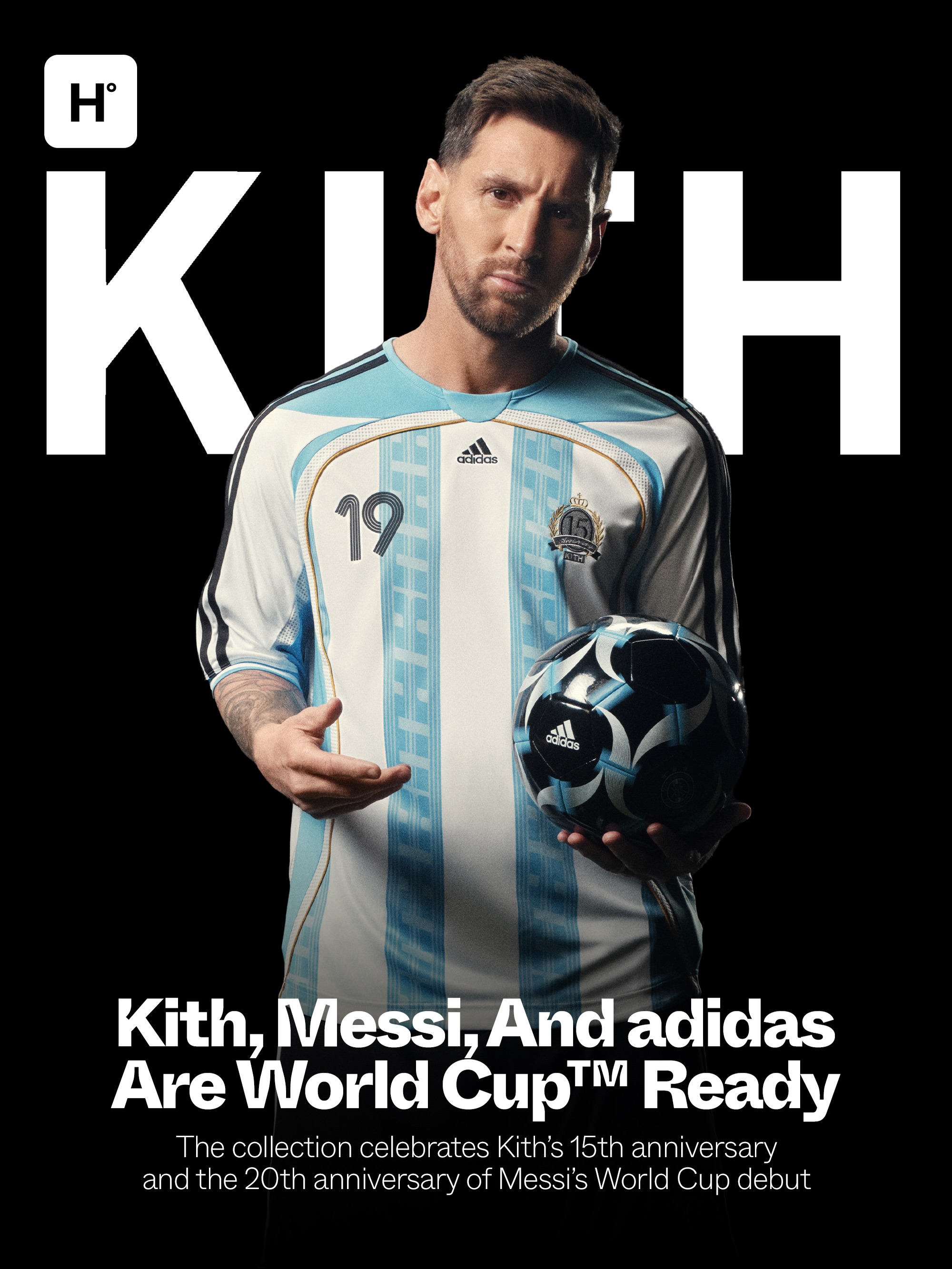 The Kith x Messi x adidas Football World Cup 2026 collaboration 
