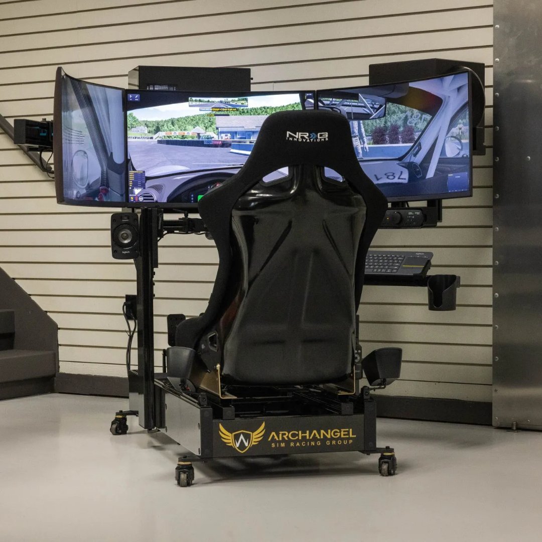 Bring a Trailer - This racing simulator is a multi-display... | Facebook