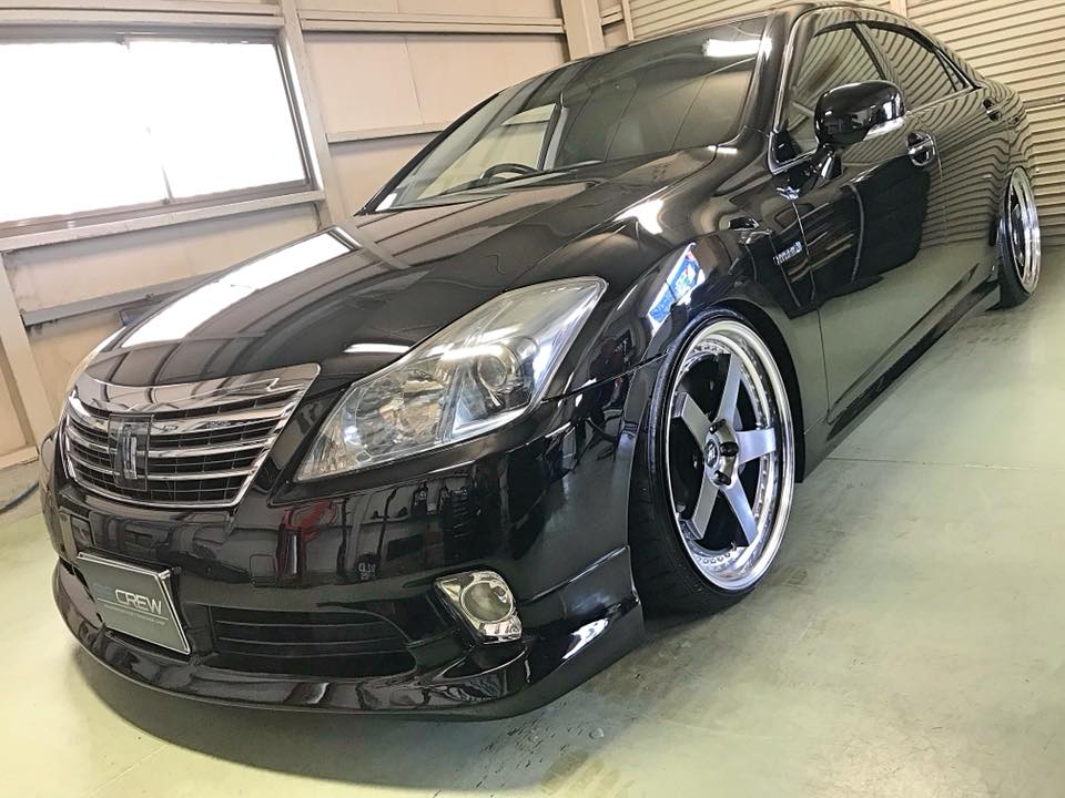 M様200クラウンハイブリッド ホイール WORK ジスタンスW5S（S／W） F 