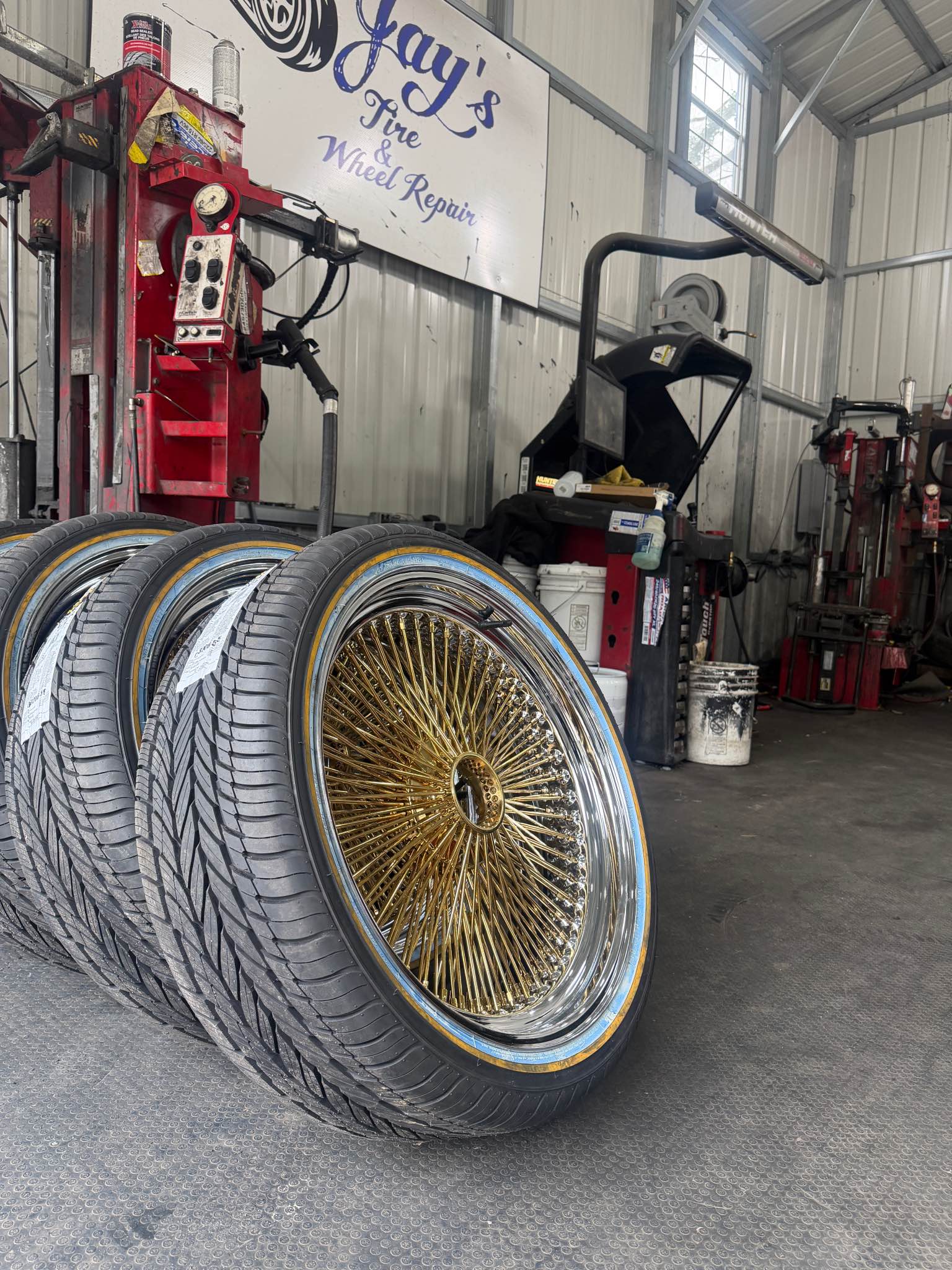 22” Gold Wire Wheels – Clean, Classic & Ready to Ride Financing ...
