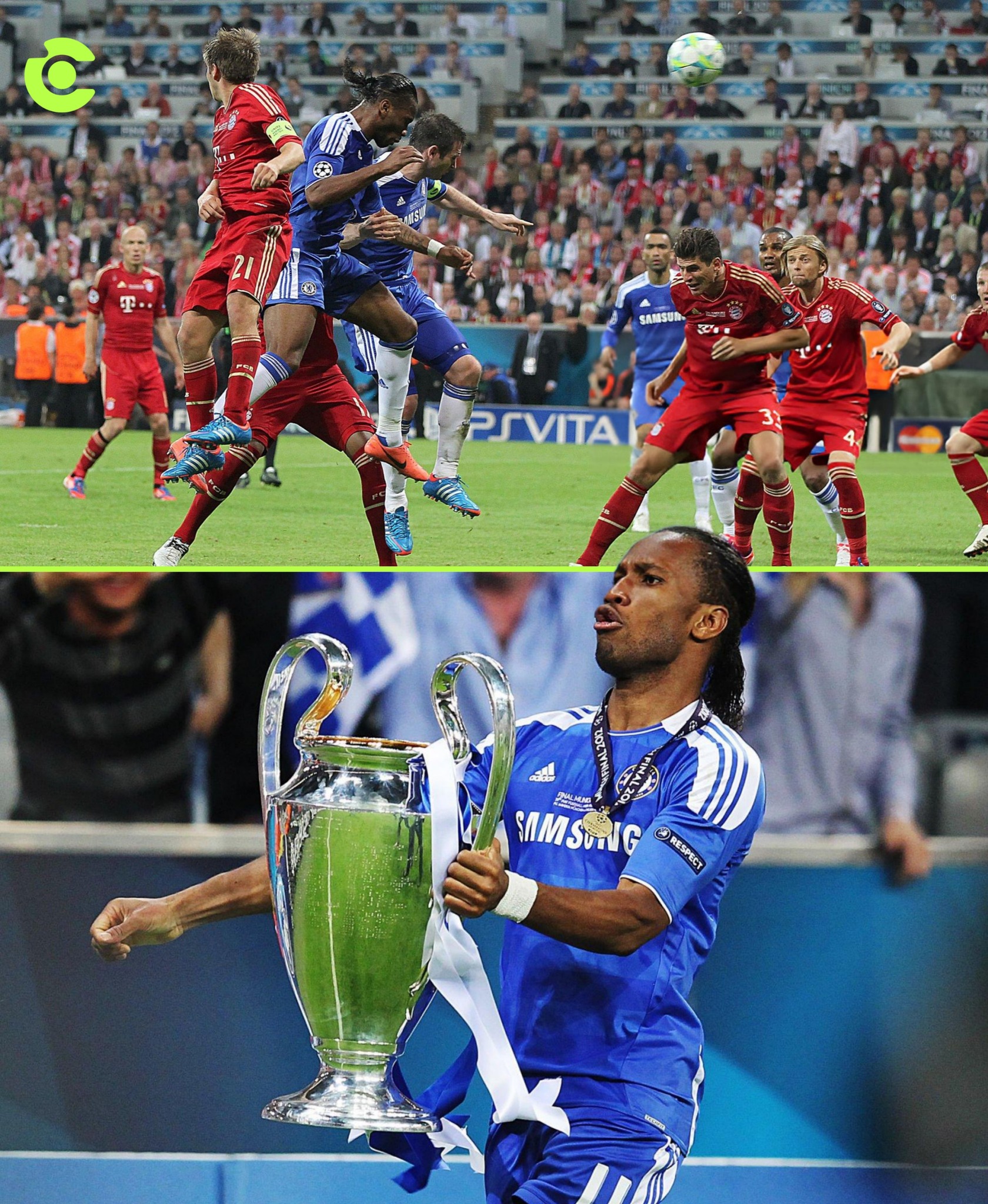 チェルシー Chelsea 2012 Final Munich ドログバ 2012 Final Chelsea