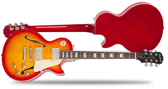A closer look at the Epiphone Les Paul ES PRO™ Learn more at