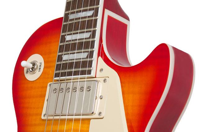 A closer look at the Epiphone Les Paul ES PRO™ Learn more at