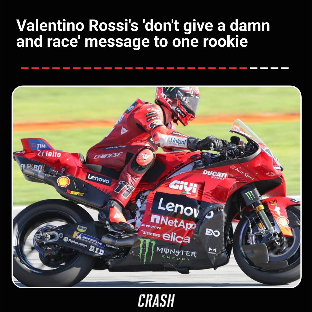 Crash - One unsure MotoGP rookie has revealed how Valentino Rossi ...