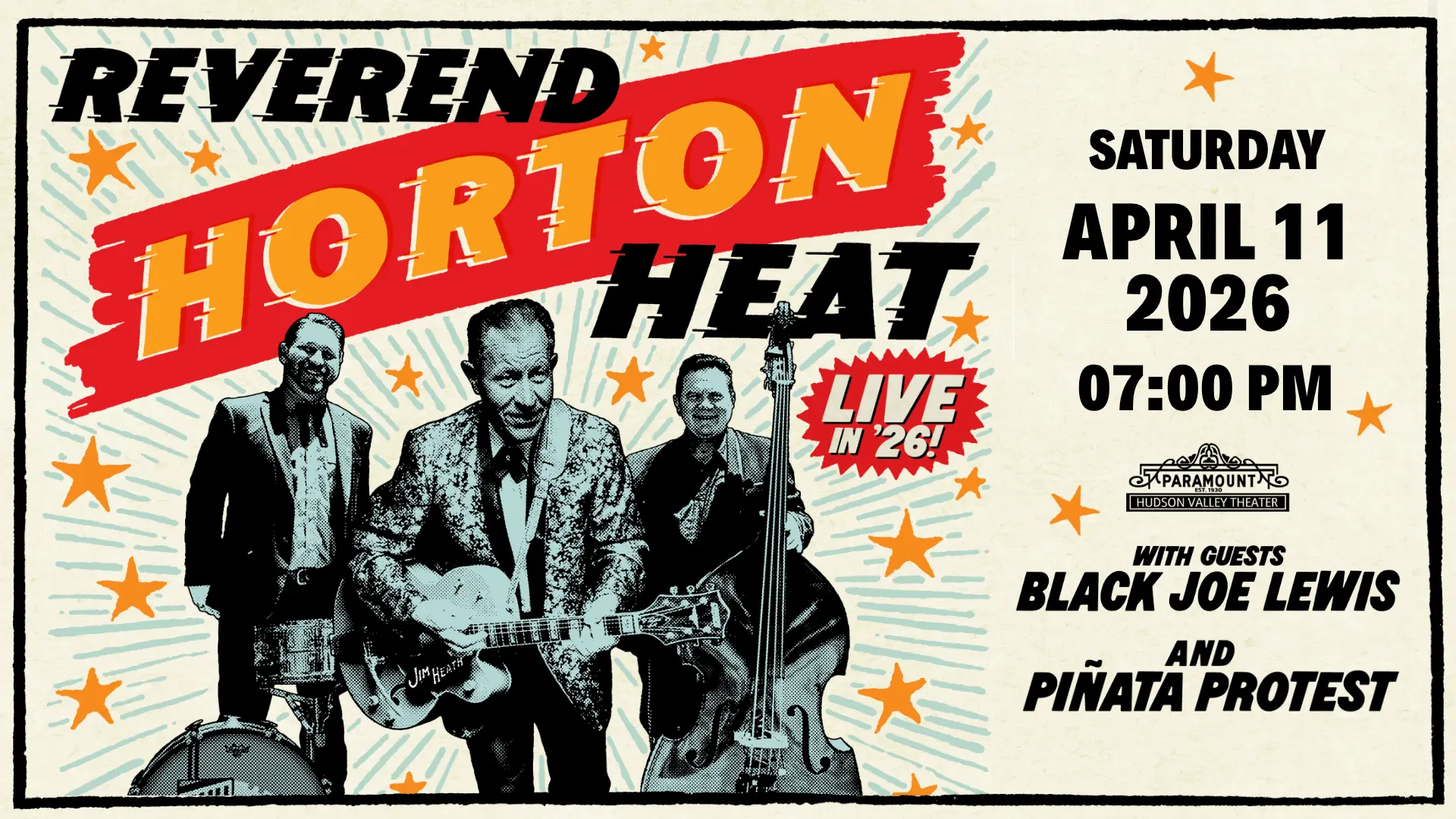 Paramount - 🔥 PRESALE IS LIVE! 🔥 Reverend Horton Heat is coming to the ...