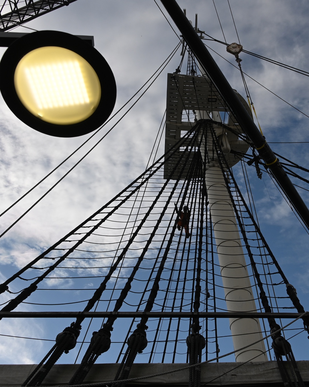 Historic Ships in Baltimore - Roof Rafters and Insulation. Viewable ...