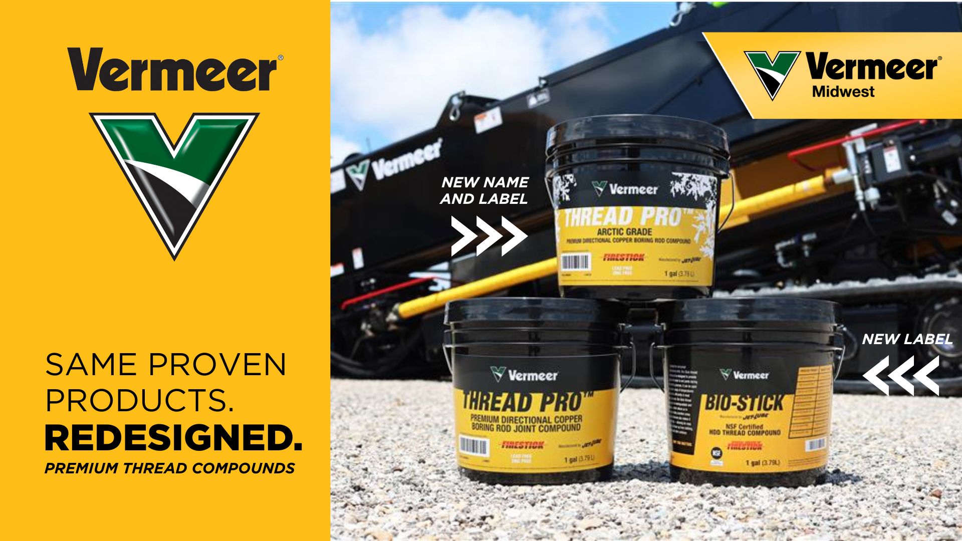 Vermeer - The same grease you know and love, now with a fresh look! # ...