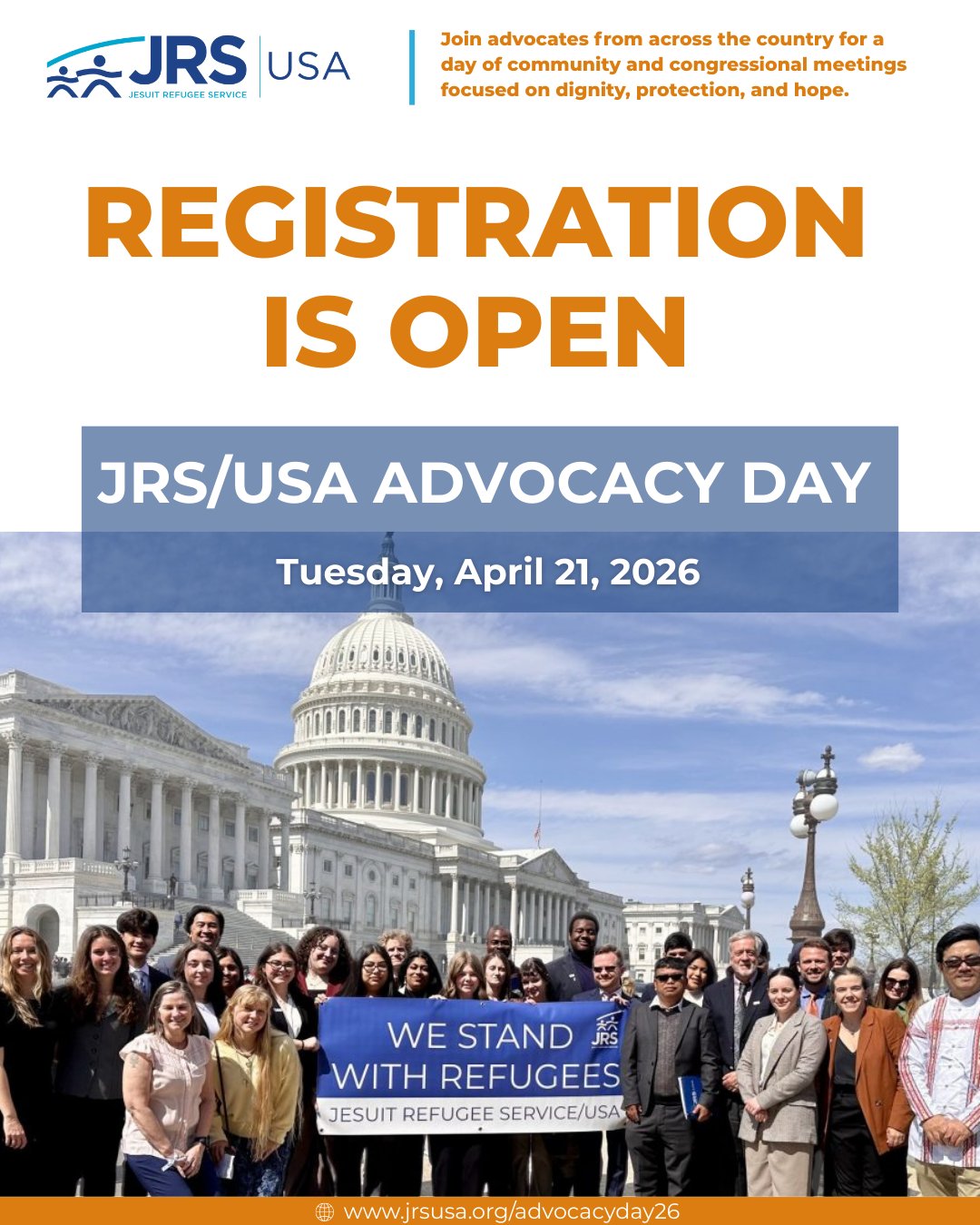 Jesuit - JRS/USA Advocacy Day 2026 is now open for registration ...