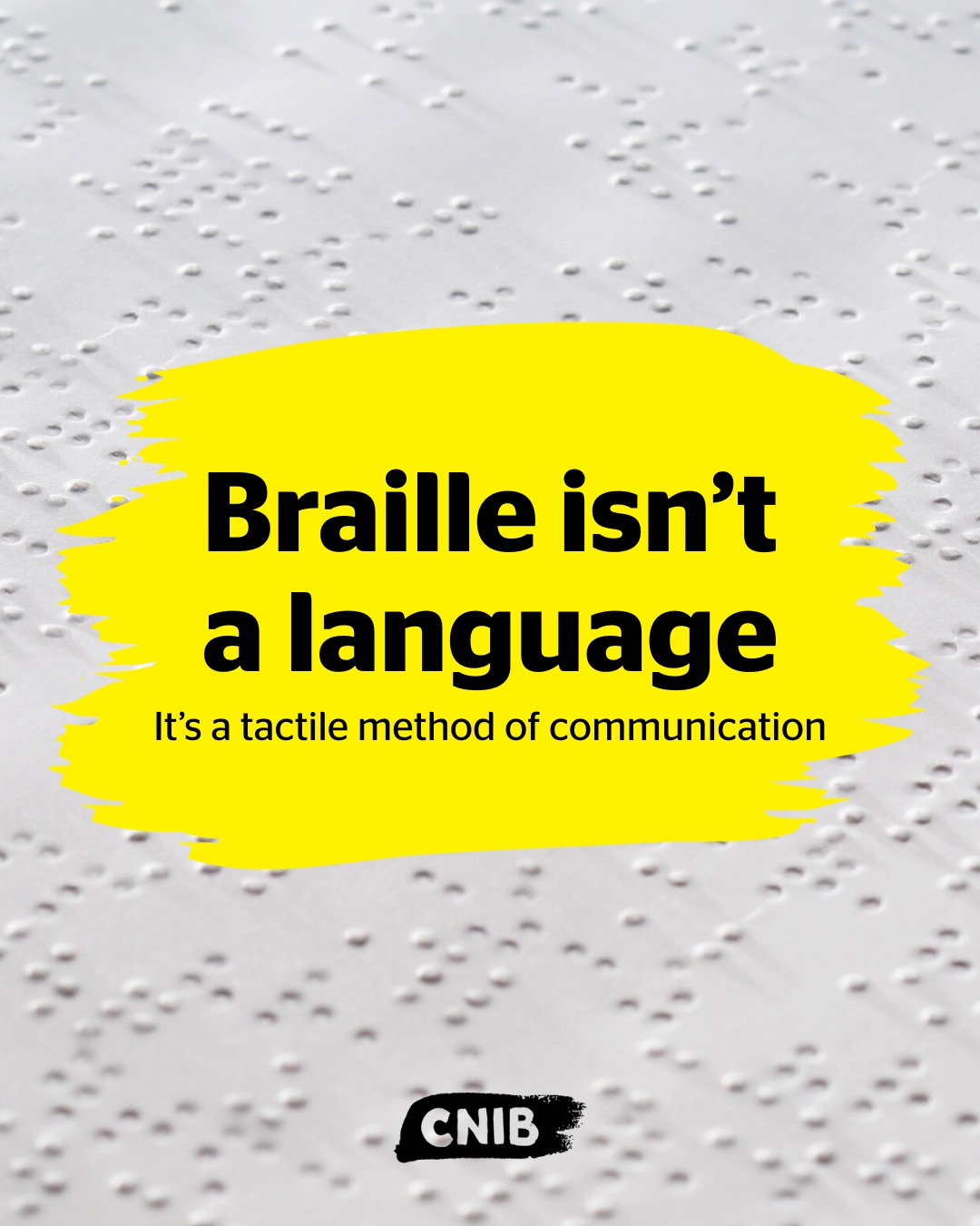 CNIB - ‼️ There is a common misconception out there that we’d like to ...