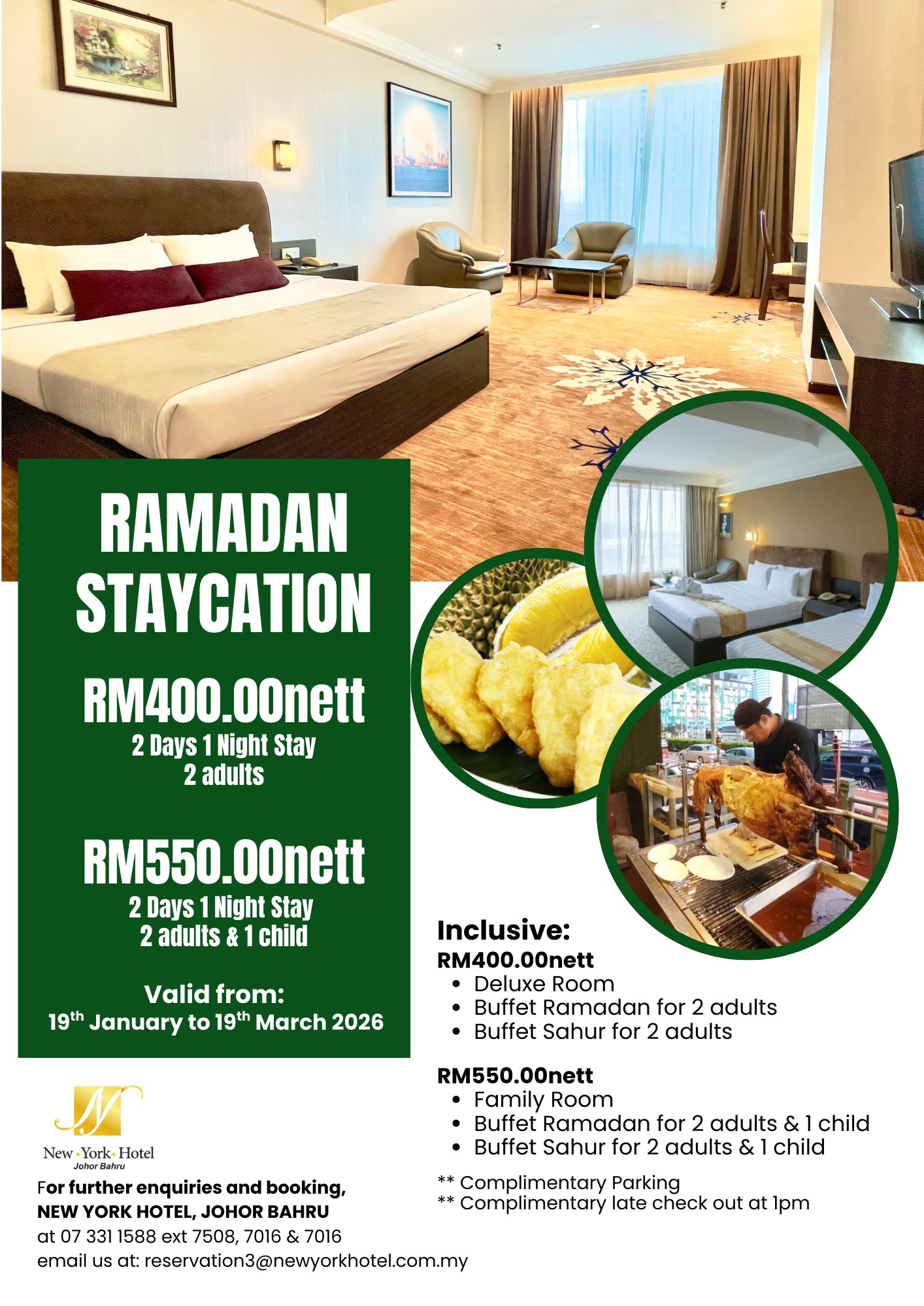 New York Hotel, JB