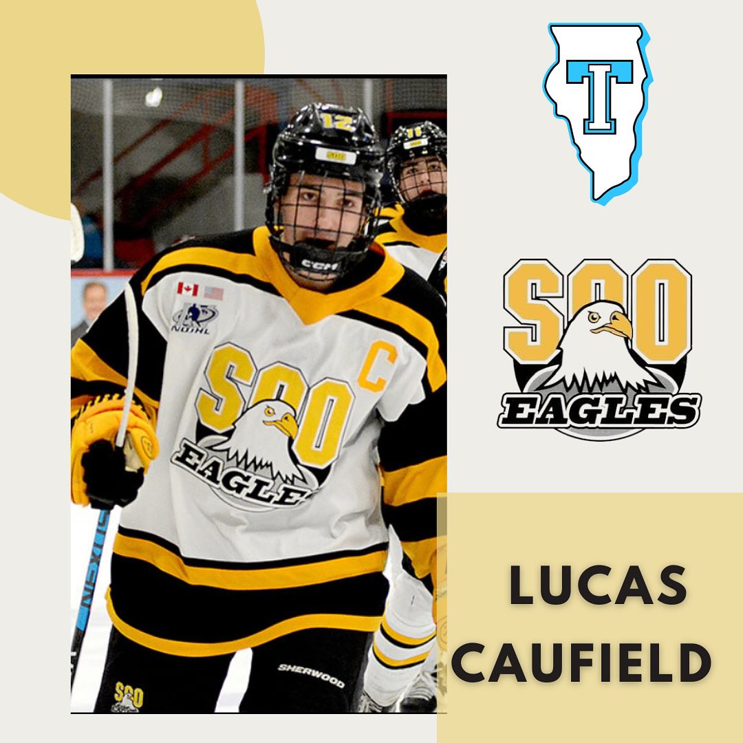 Team - Lucas Caufield named captain of the Soo Eagles (NOJHL) for both ...