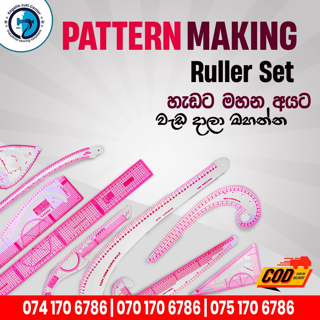Kegalle - 🎀 📐Pattern Marking Ruler Set කෑලි 19 ම... ☎️0741706786☎ ...
