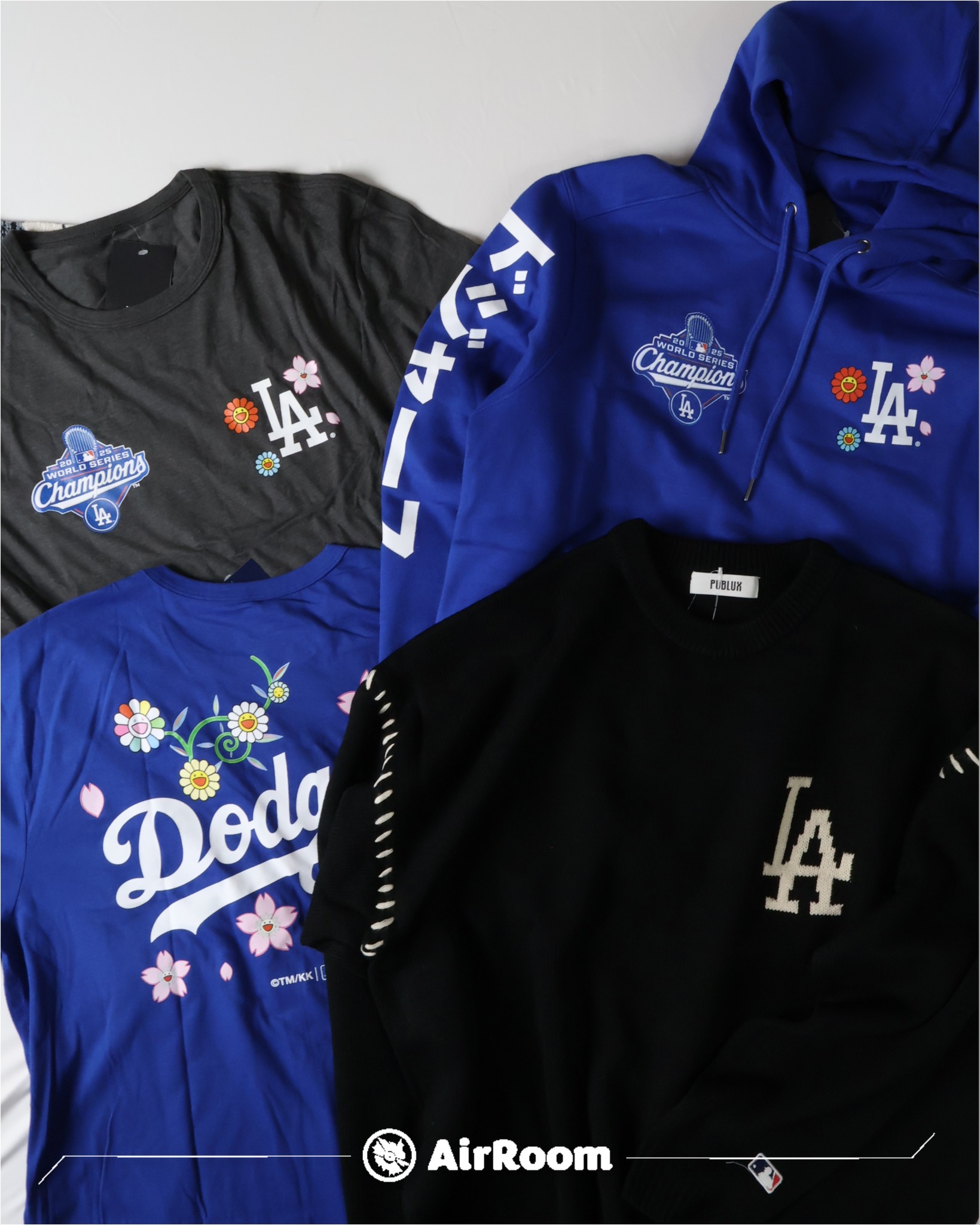 FANATICS - FANATICS 洛杉磯道奇× 村上隆花朵元素注入經典LA Logo 搭配