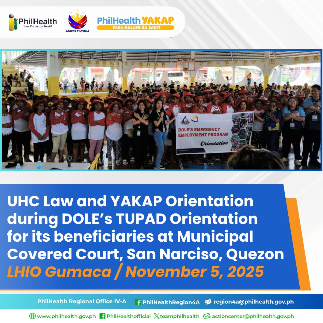 The Local Health Insurance... - PhilHealth Regional Office 4A | Facebook