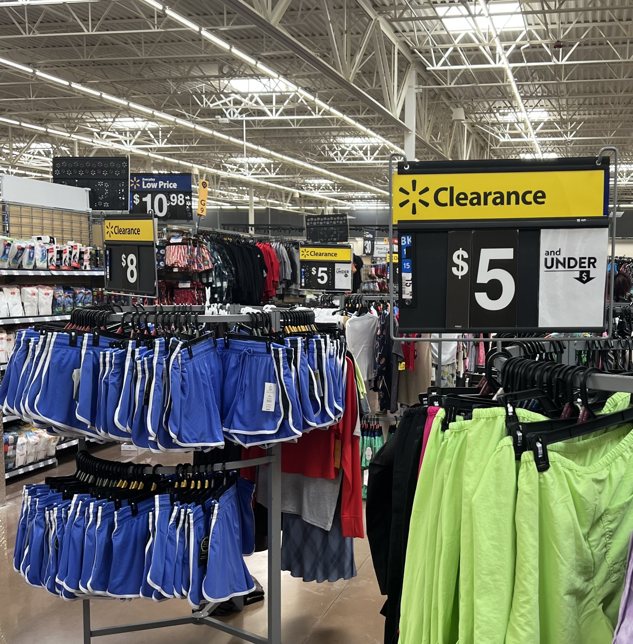 Walmart - WOW! Items on these Apparel clearance racks have been marked ...