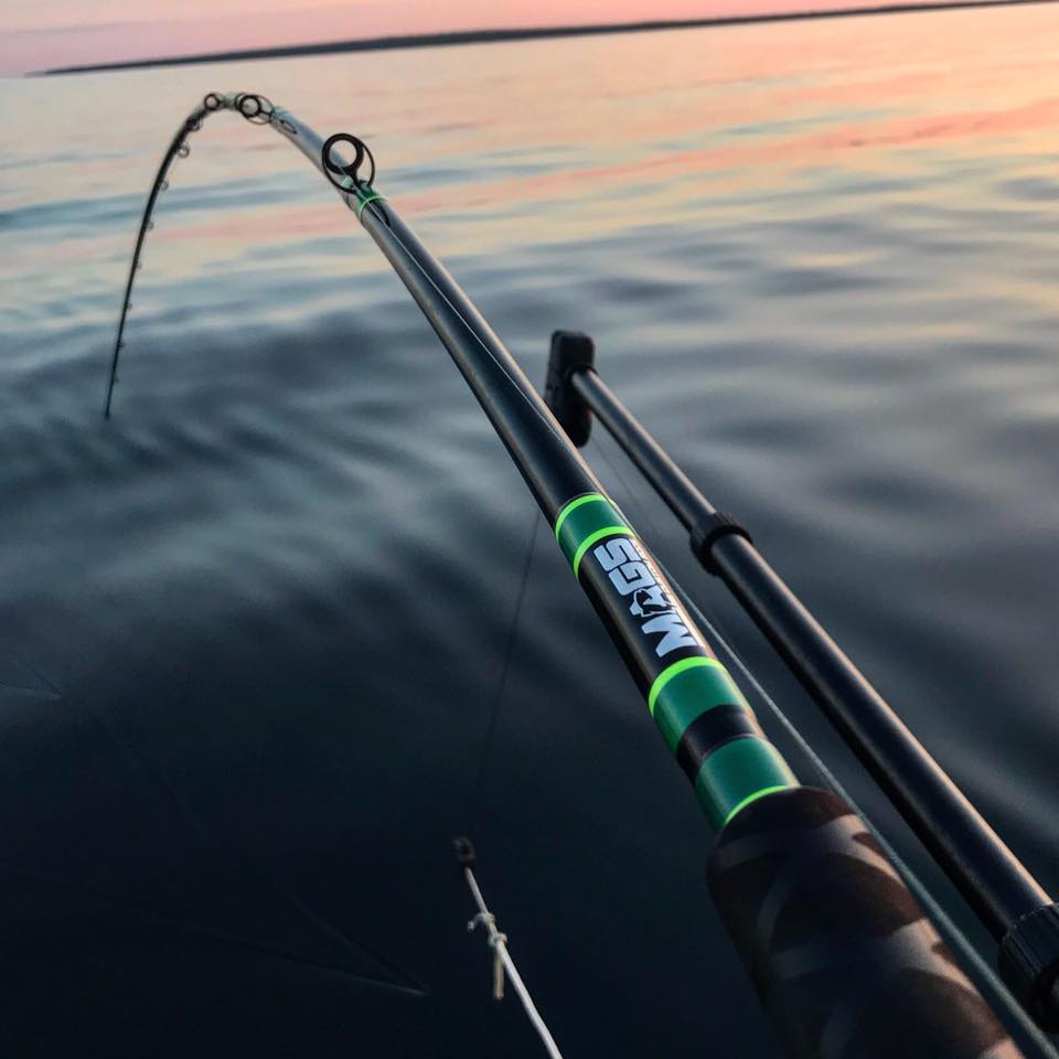 MAGS Custom Rods - Finally got to test out some new 9’6 MH spiral ...