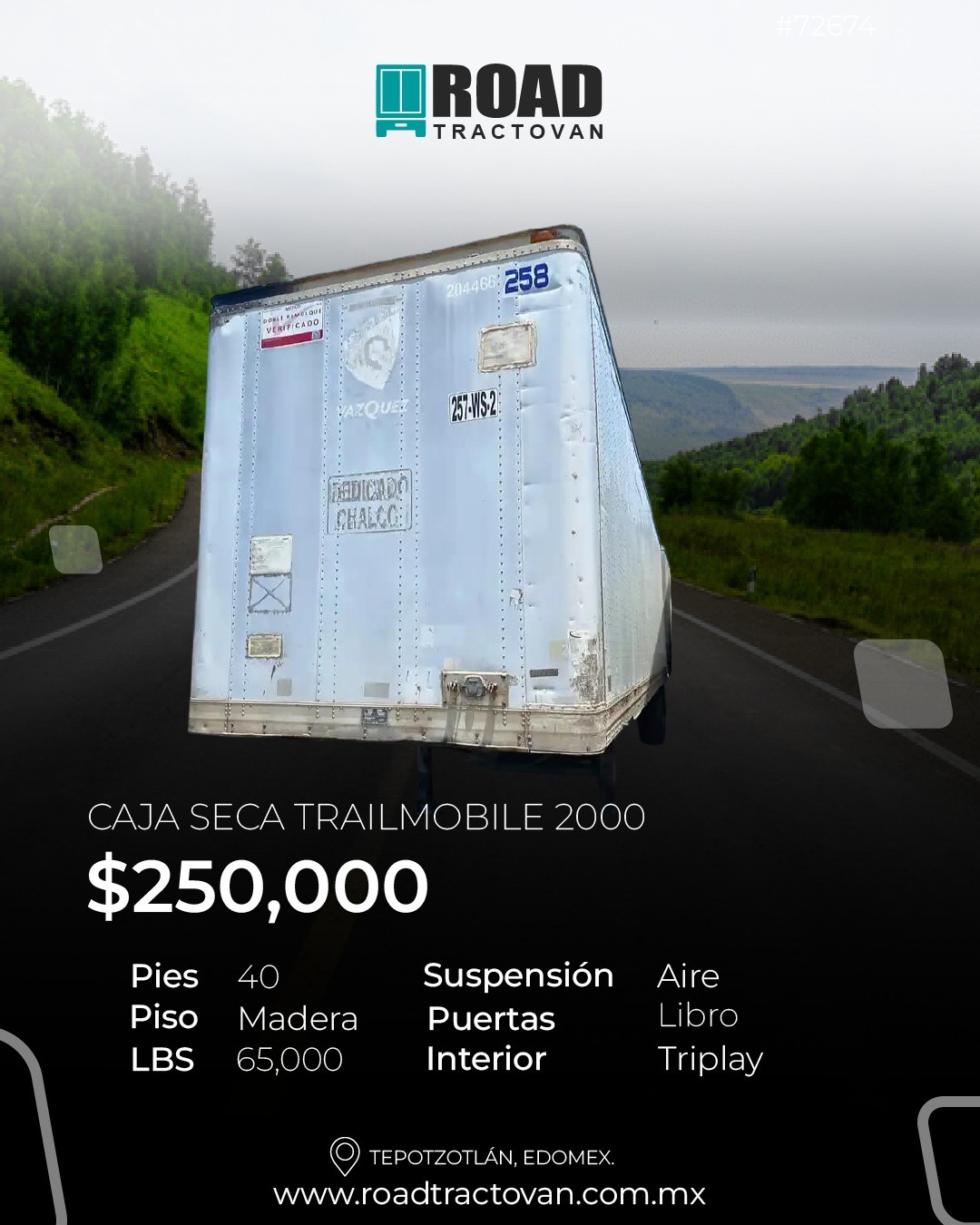 Road Tractovan - 📦🚛 Trailmobile 2000 – Caja Seca de 40... | Facebook