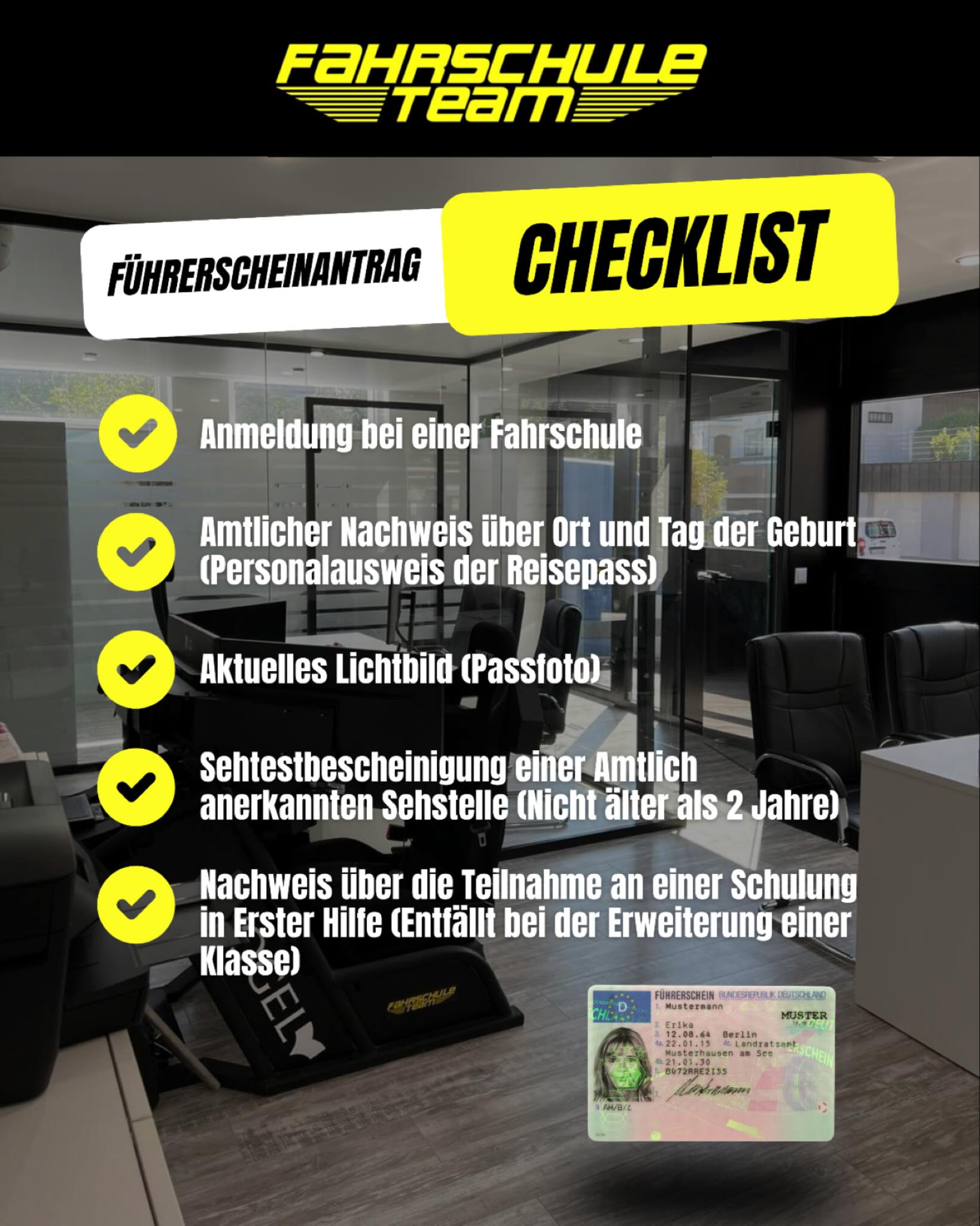 Spannende Fahrschule Anmeldung Kosten Fotos