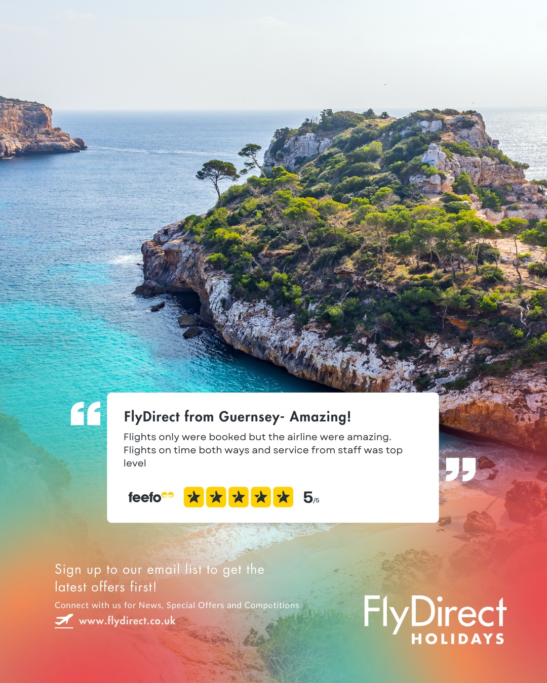 🌴 From Guernsey to sunshine with... - FlyDirect Holidays | Facebook