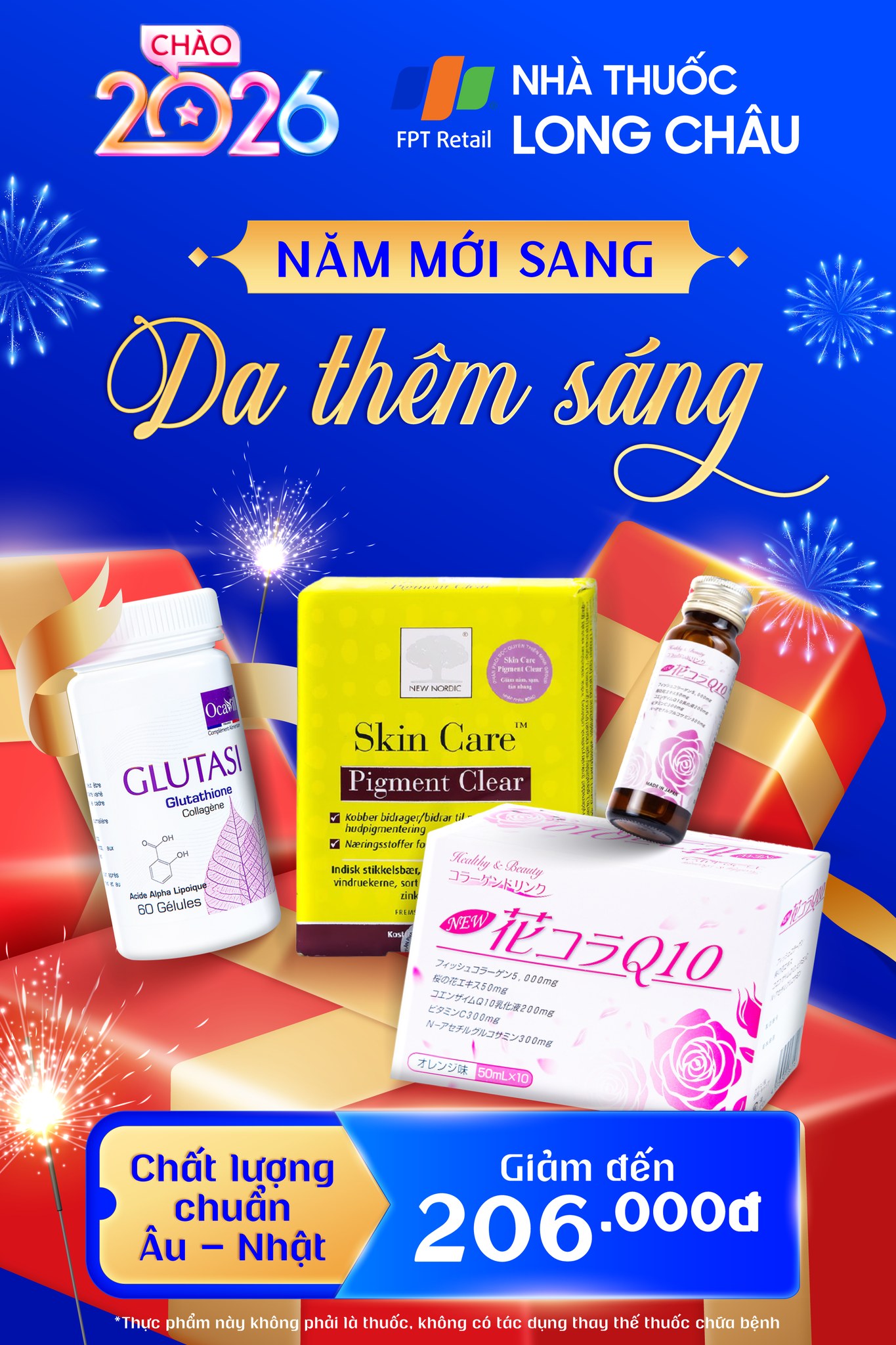 🎉 CHÀO 2026 – NĂM MỚI SANG, DA THÊM SÁNG ✨ Năm mới là lúc “refresh” bản thân – bắt đầu từ làn da khỏe, sáng rạng rỡ mỗi ngày 💙 Nhà