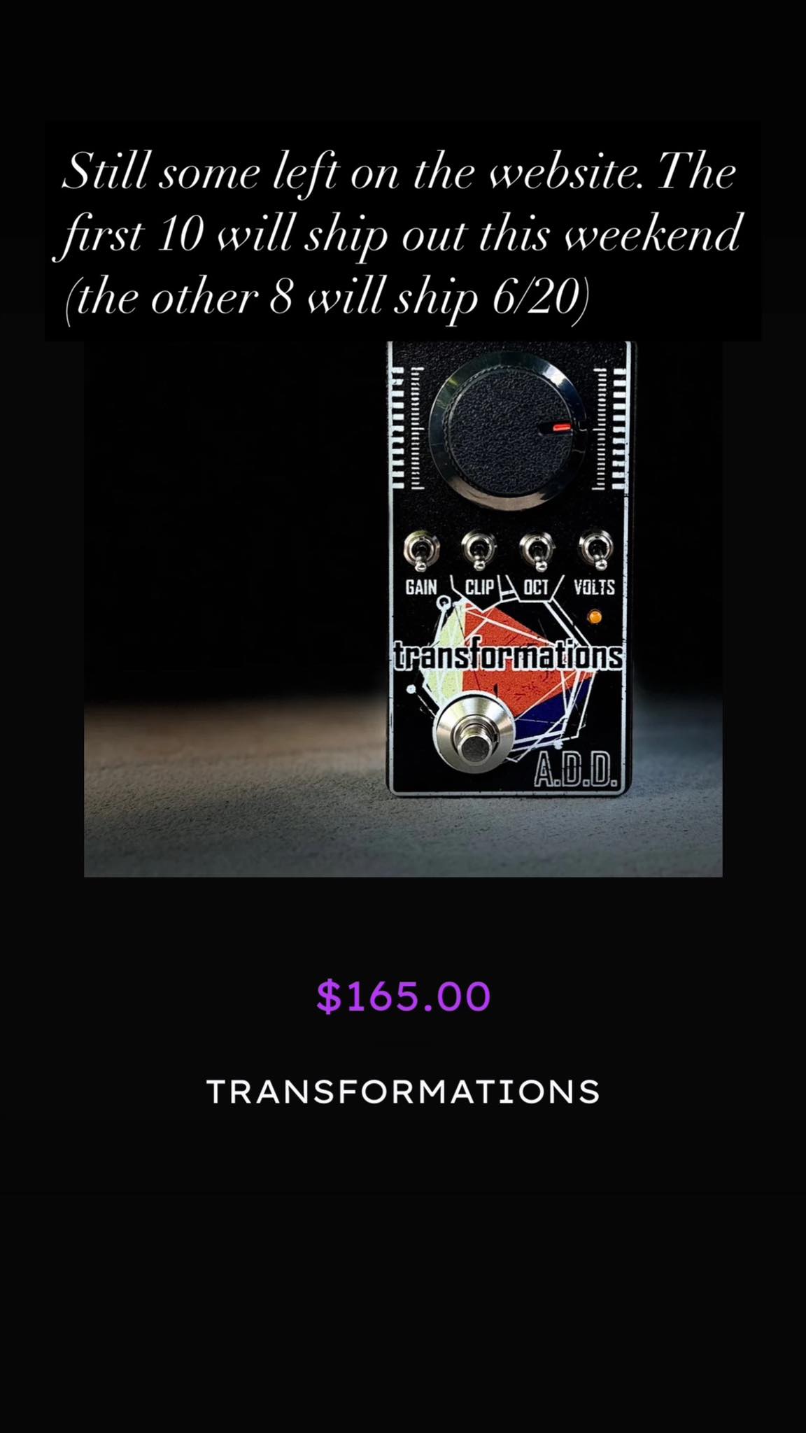 Audio Disruption Devices - effects pedals and custom etched