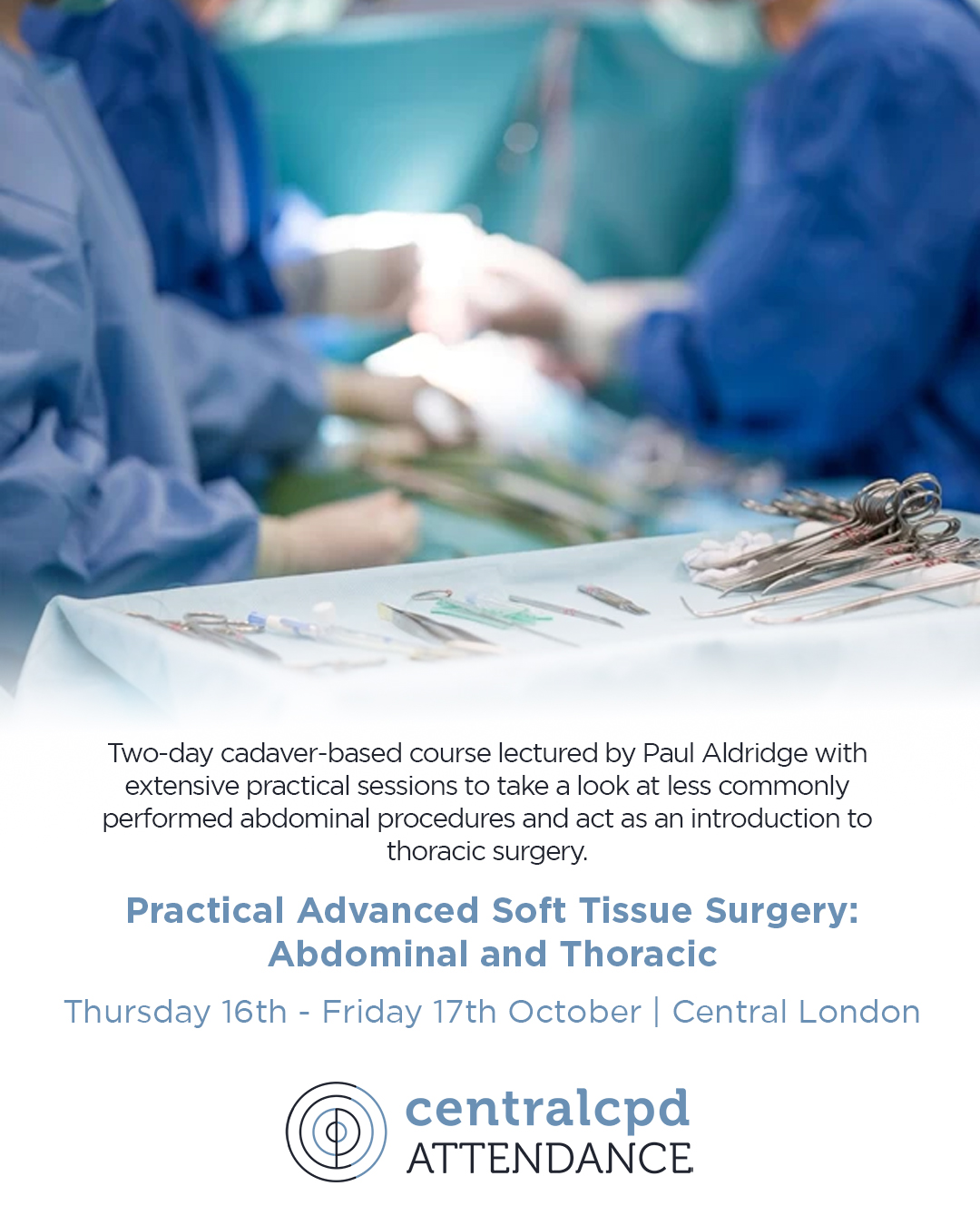 Paul Aldridge Surgery & CPD