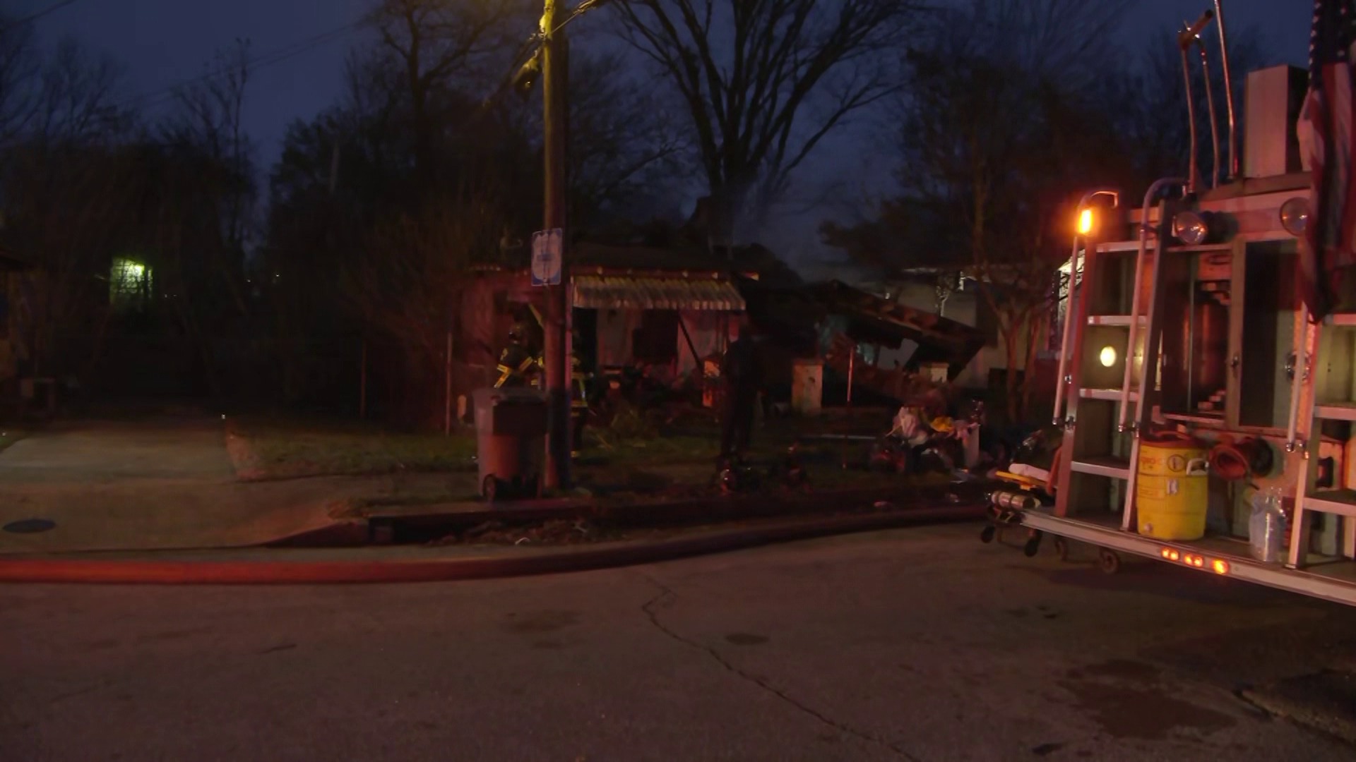 Action - BREAKING: Fire crews are working to extinguish a home that ...