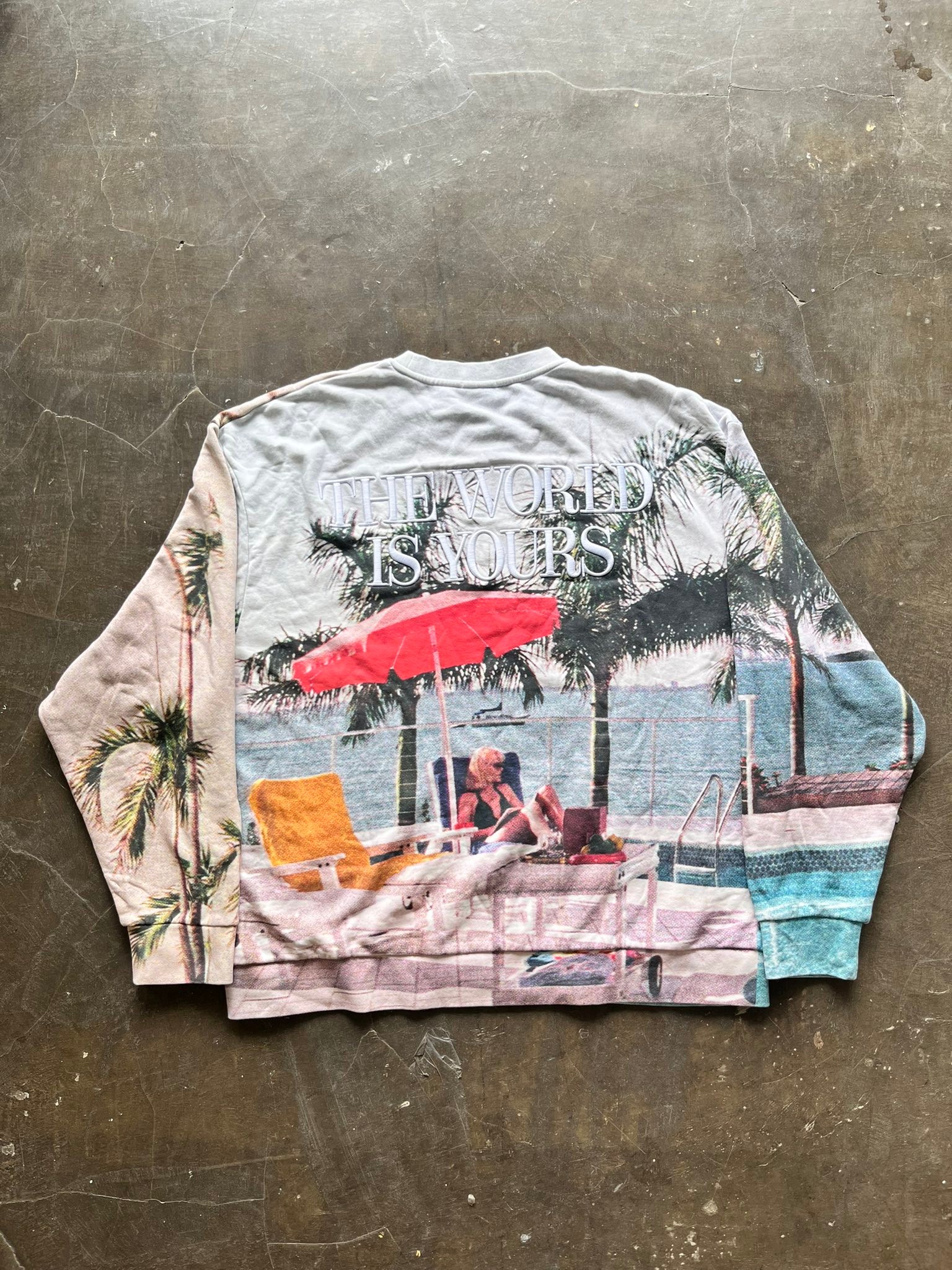 Kith x Scarface Tony Miami crewneck for sale