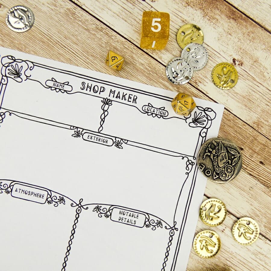 RPG TOONS - 👑🏆SHOP MAKER🏆👑 . Create your own TTRPG shops...
