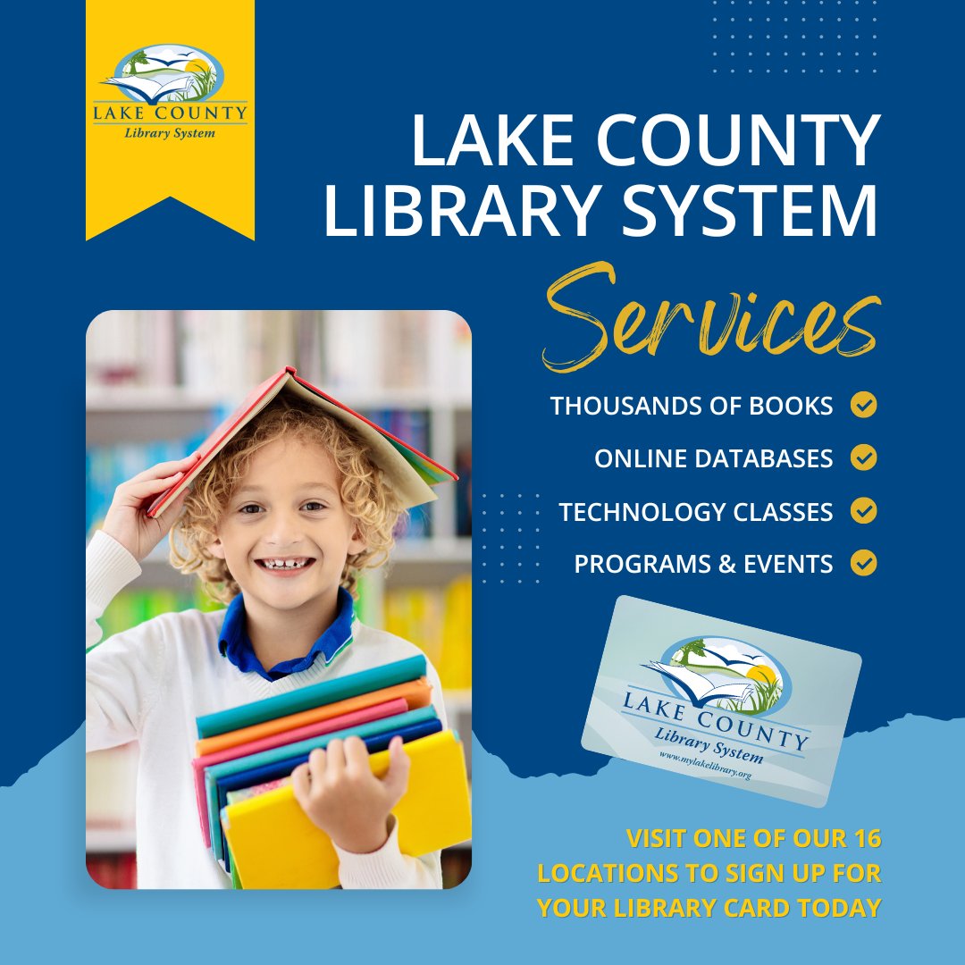 Lake - Have you signed up for your library card yet? The Lake County ...