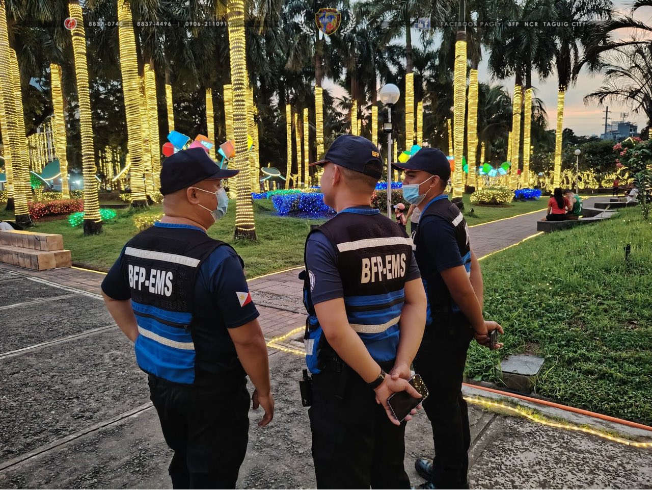BFP - LOOK: Fire Truck and Ambulance Standby: Taguig Lakeshore Play ...